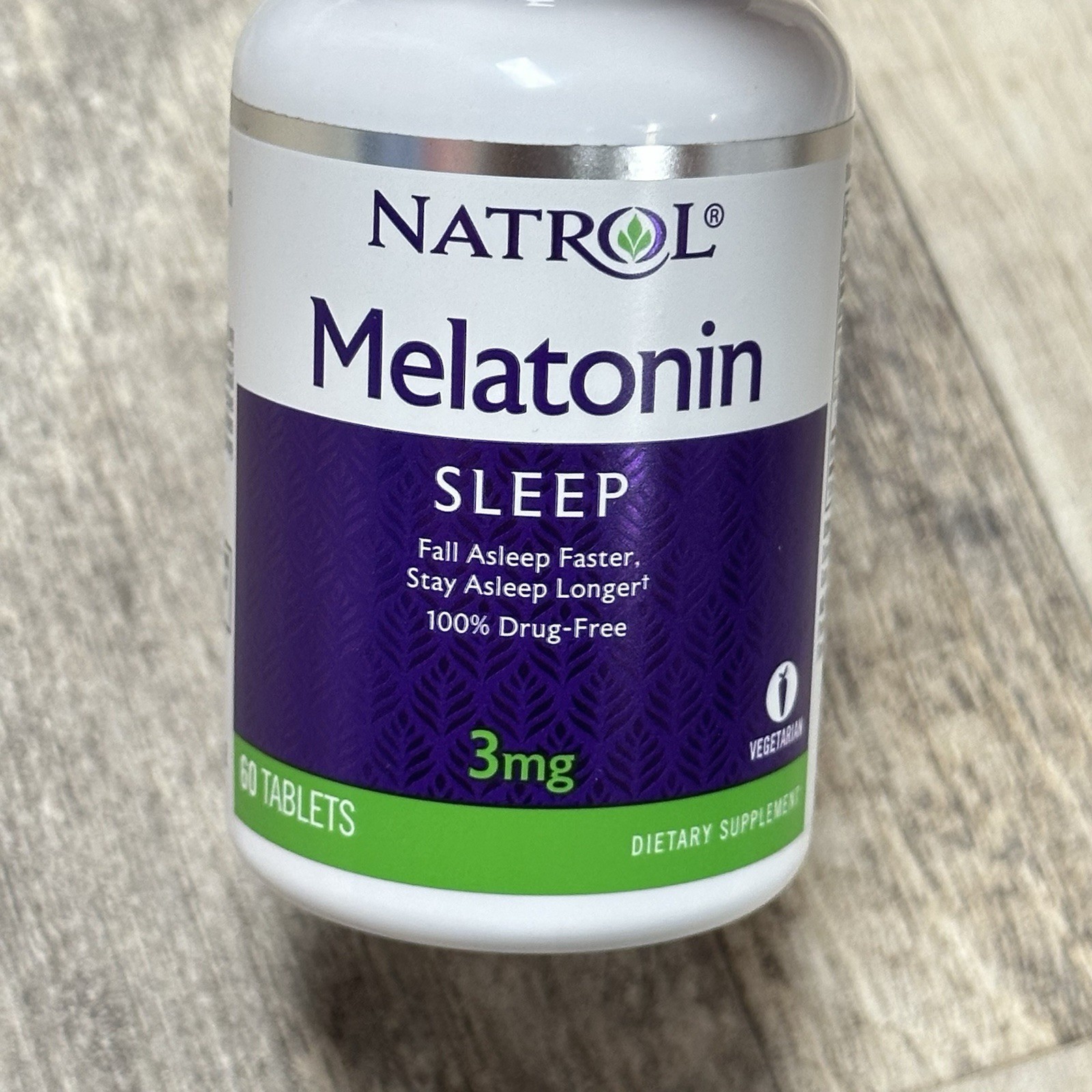 4X Natrol Melatonin Time Release 3 mg 60 Tablets Each – 240 Total – Exp 11/2025