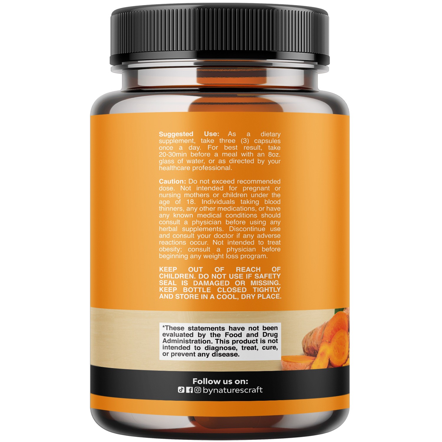 Turmeric Curcumin with Black Pepper Extract – Joint Health with Bioperine 90ct