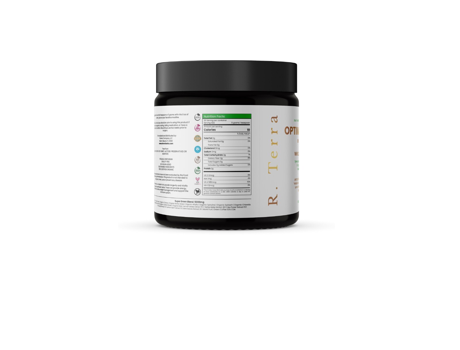 Organic Super food Greens 12 Greens Super foods + Super Herbs – Detox