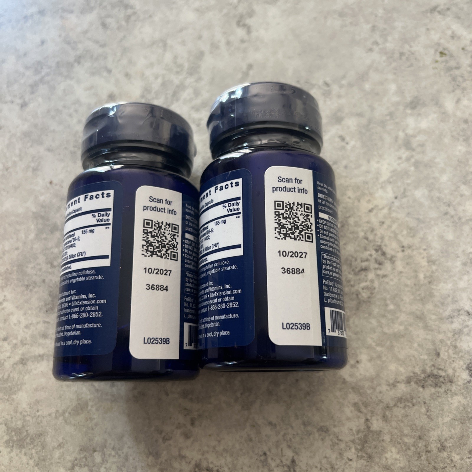 2X Life Extension FLORASSIST Probiotic Youthful Gut 30 Caps EXP 10/2027