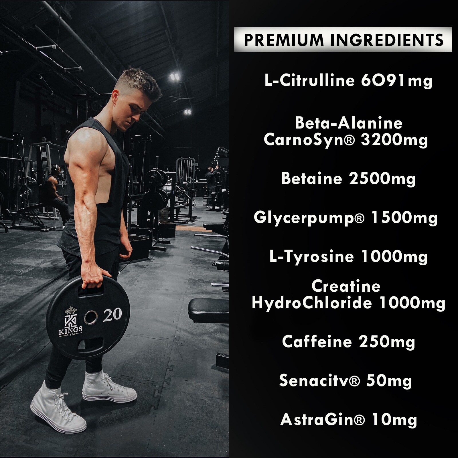 Pre-Workout Muscle Pumps Focus Recovery Energy Endurance B4UTRAIN by Vyotech