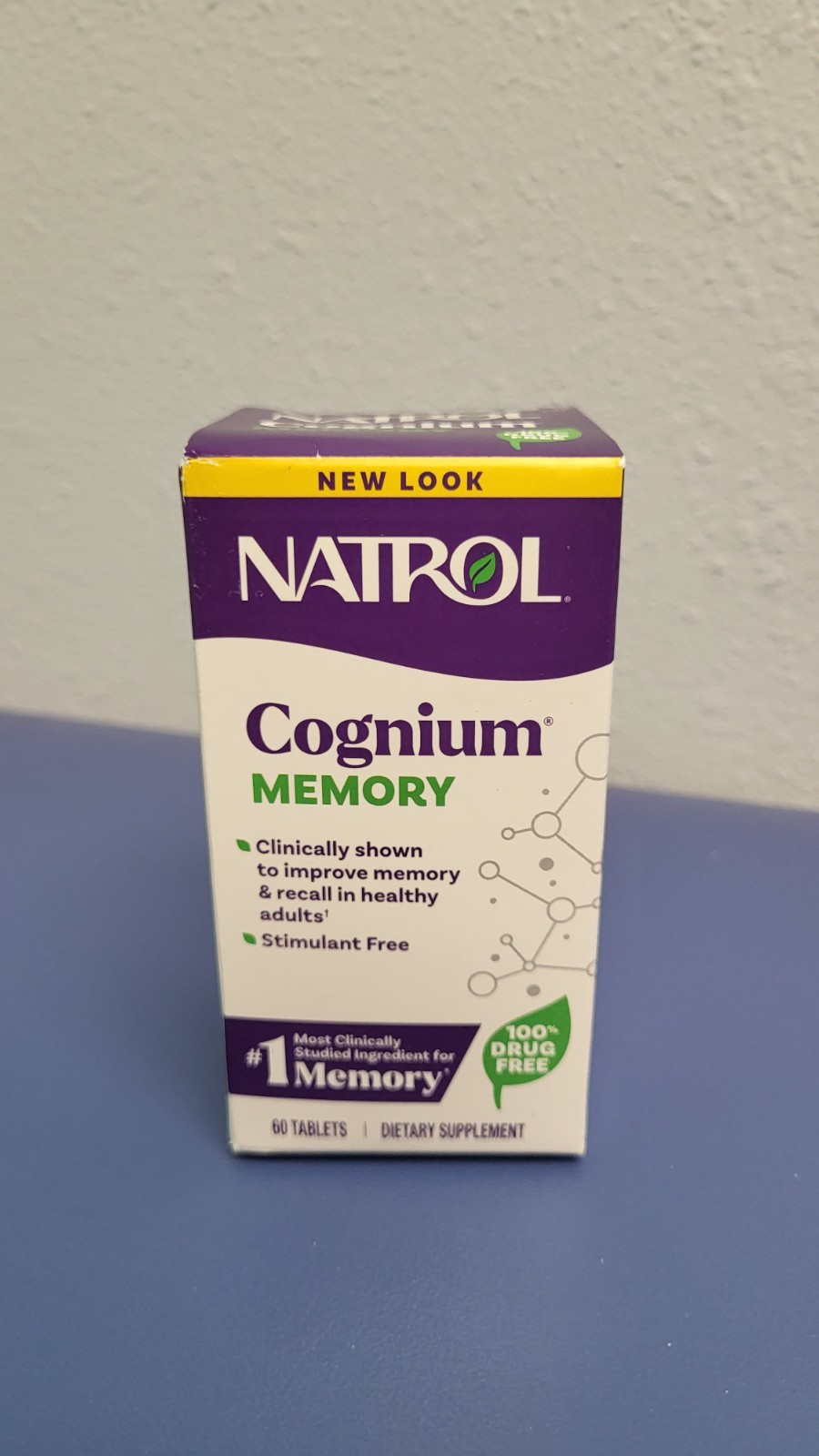 Natrol Cognium Memory Support 100mg Silk Protein Hydrolysate 60 Tablets 10/2027