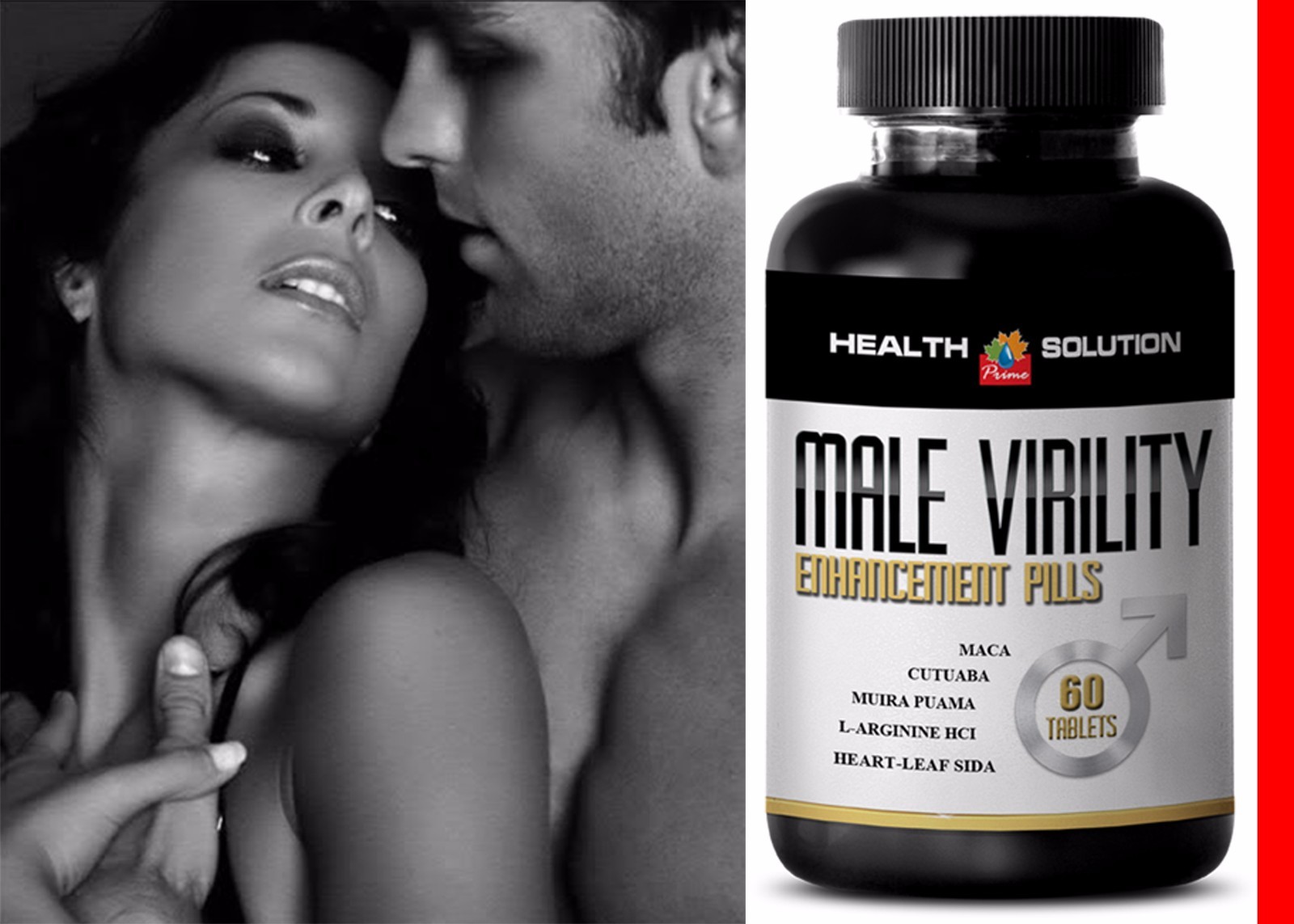 natural remedies pills – MALE VIRILITY ENHANCEMENT – pure herbal product – 1 Bot
