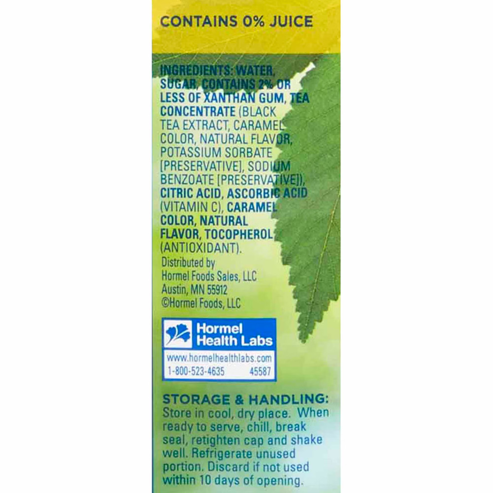 Thick & Easy Thickened Beverage Iced Tea 46 oz. Bottle