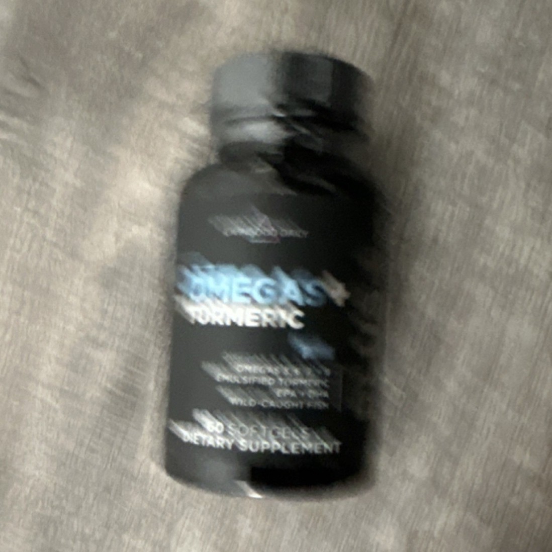 Livingood Daily Omegas+ Turmeric Softgels Omega 3-9 Non-GMO 60