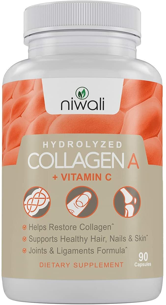 Niwali Hydrolyzed Collagen + Vitamin C Anti-Aging Dietary Supplements – Formula