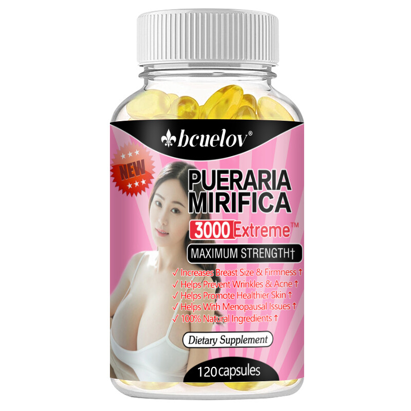 Pueraria Mirifica Supplement – 1,000 Mg Daily Concentrated Extract -30to120 Caps