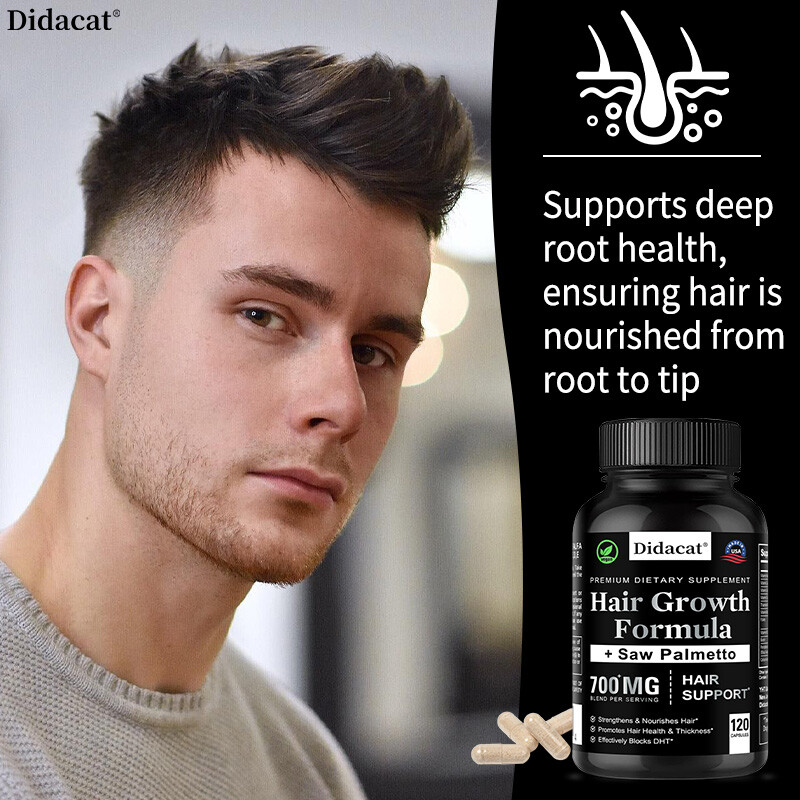 Saw Palmetto DHT Blocker Supplement | Hair Growth Formula | Hair Support