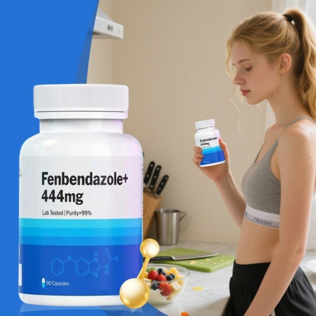 Premium Natural Daily Nutritional Support Non‑GMO Gluten Free 90 Softgels