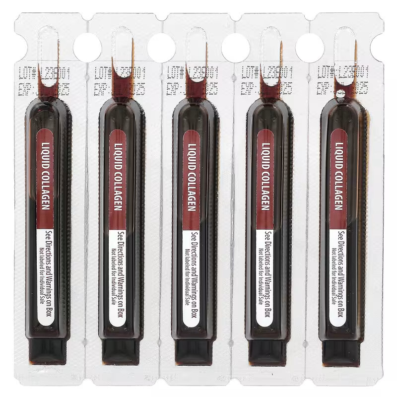 Applied Nutrition Liquid Collagen Skin Revitalization Strawberry & Kiwi 10 Count