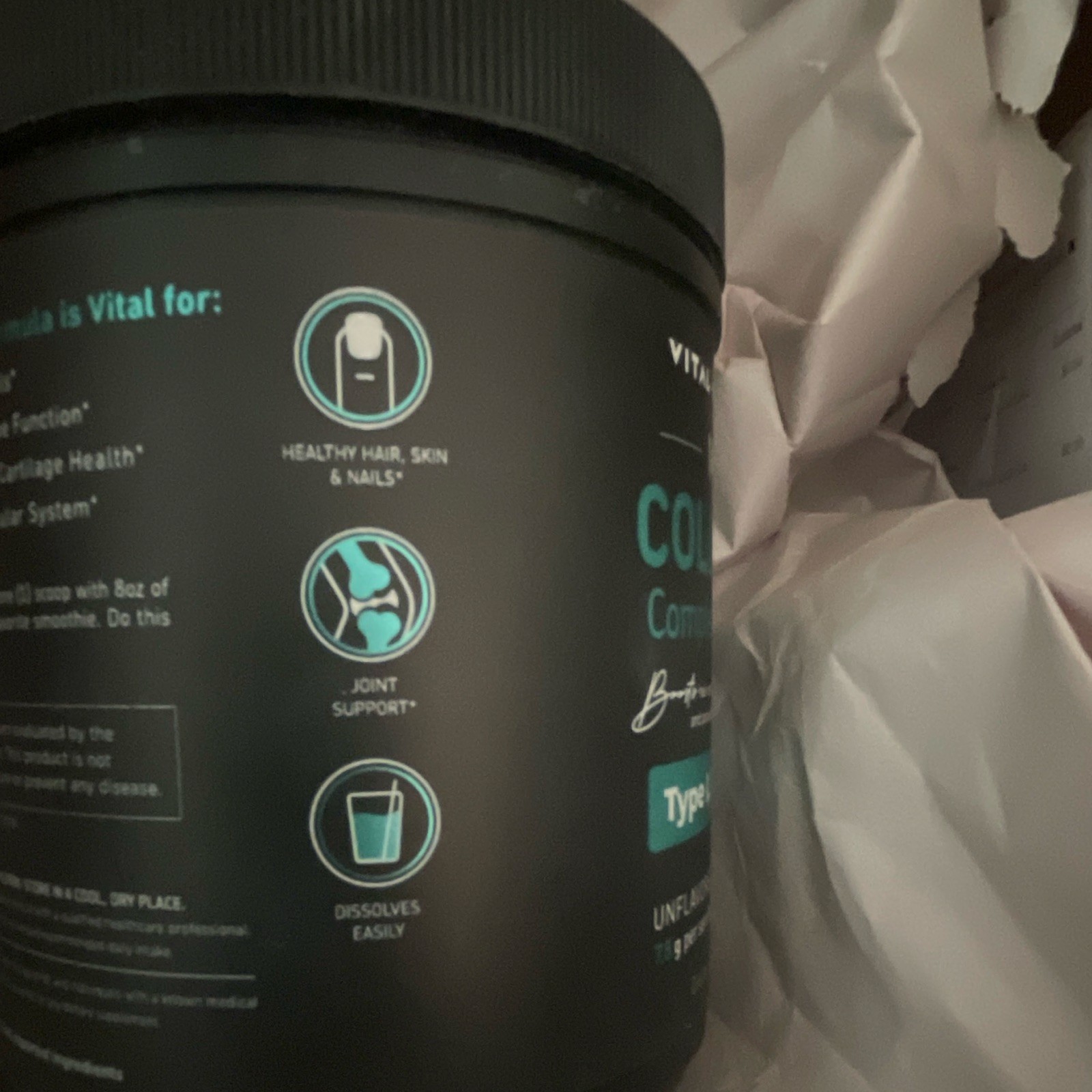 Vital Vitamins Multi Collagen Peptides Powder Unflavored 8.29 oz