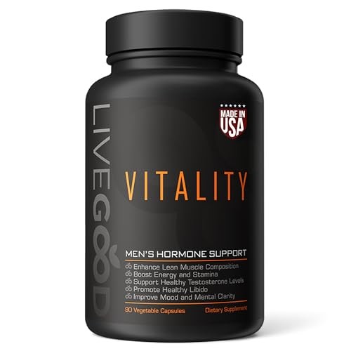 LiveGood Vitality Men’s Support Supplement – Energy & Stamina