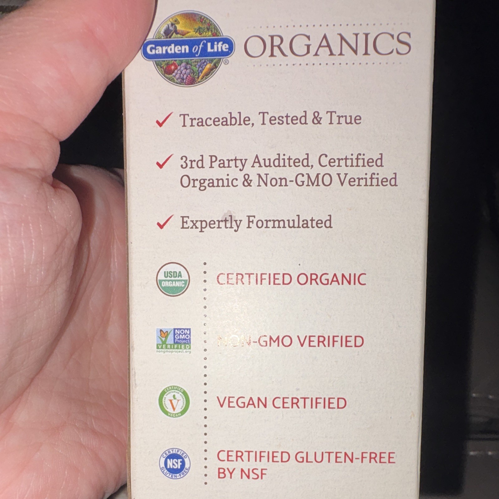 Garden of Life Organics Ashwagandha Stress & Mood 600mg 60 Tablets