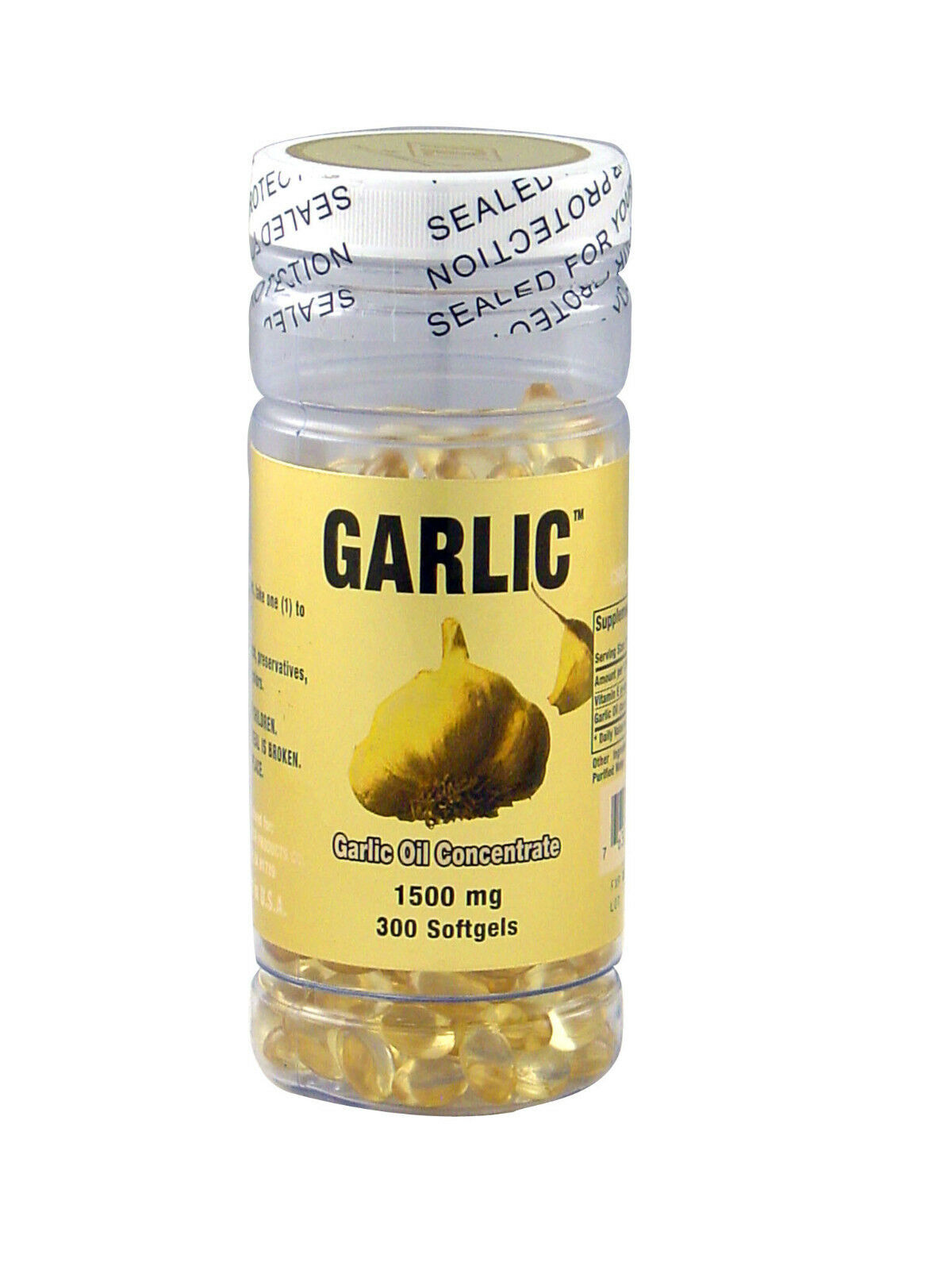 Garlic Oil 3mg 500:1 300 Capsules 3 Months Supply