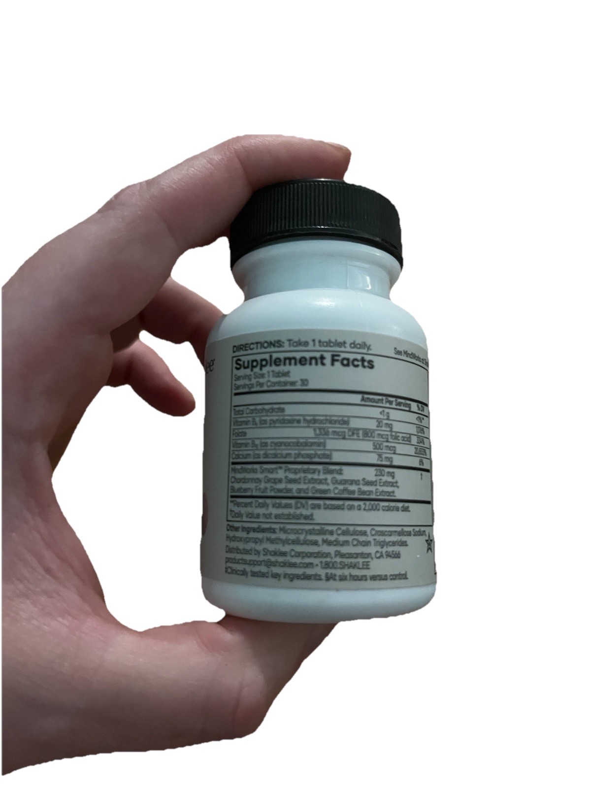 Shaklee MindWorks Memory Support & Mental Focus 30 Tablets Gluten-Free Exp 10/26