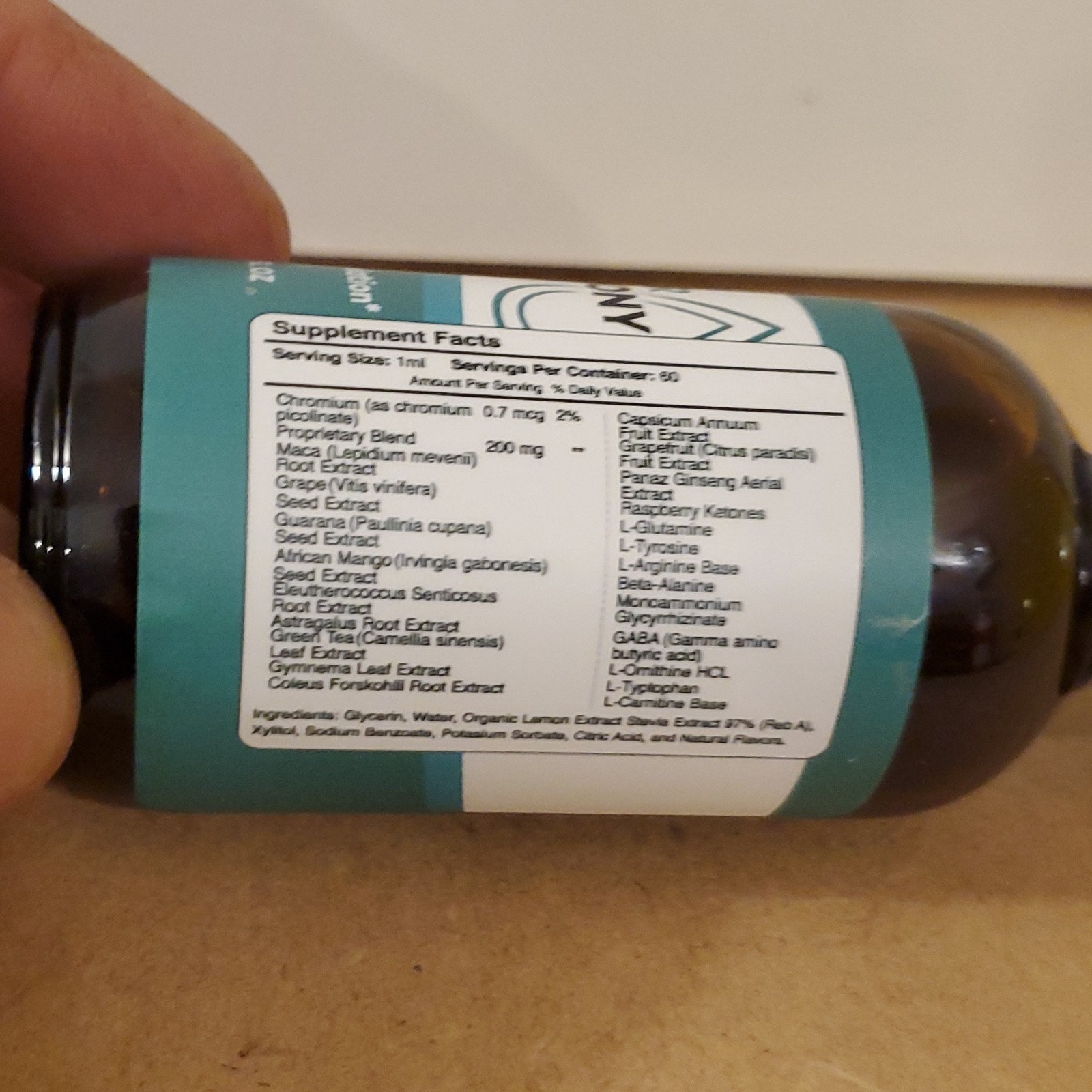Livorka Sugar Harmony Liquid Lemon 60ml Blood Circulation Support