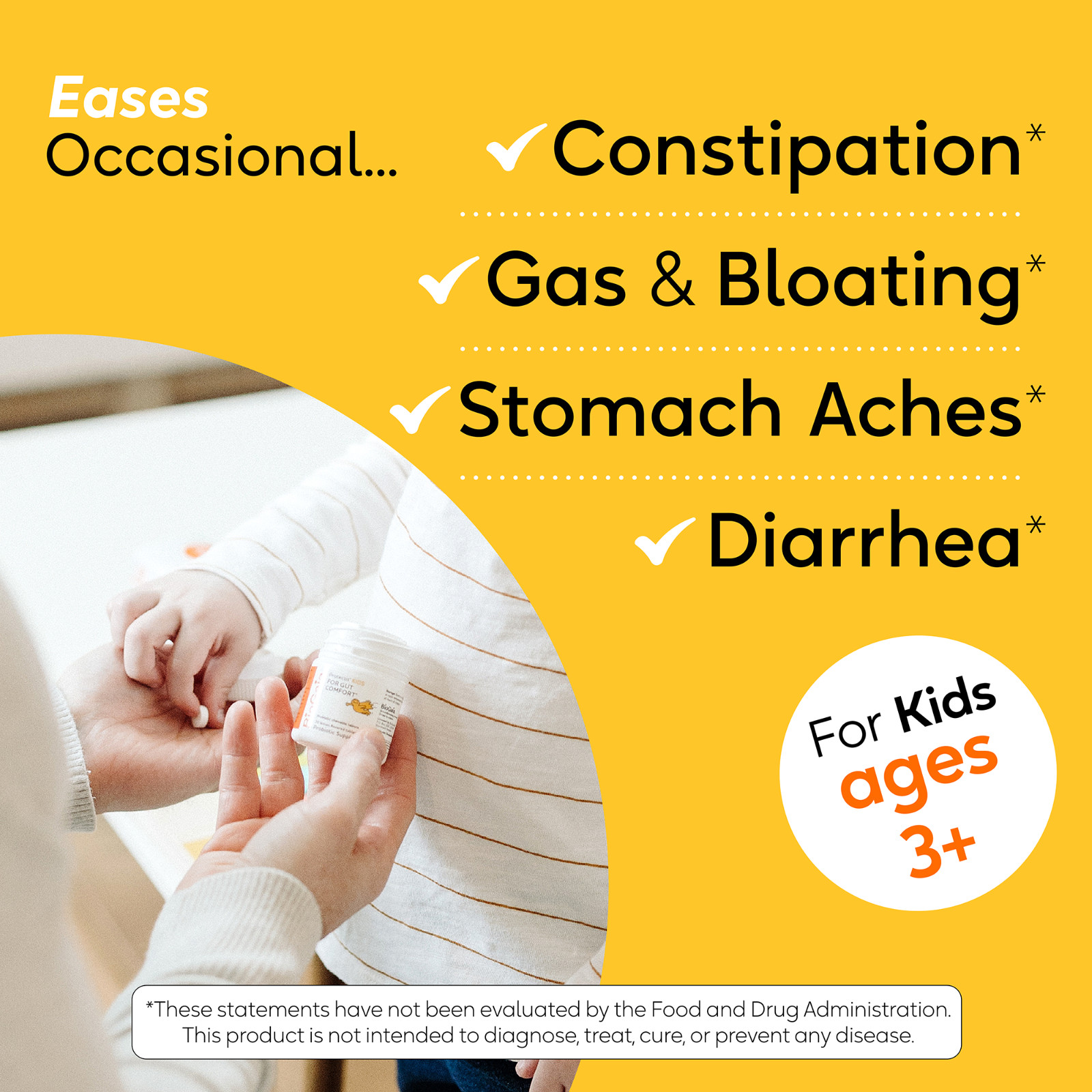 BioGaia ProTectis Chewable Tablets for Toddlers, Kids, and Teens, 30 ct, 1 pack