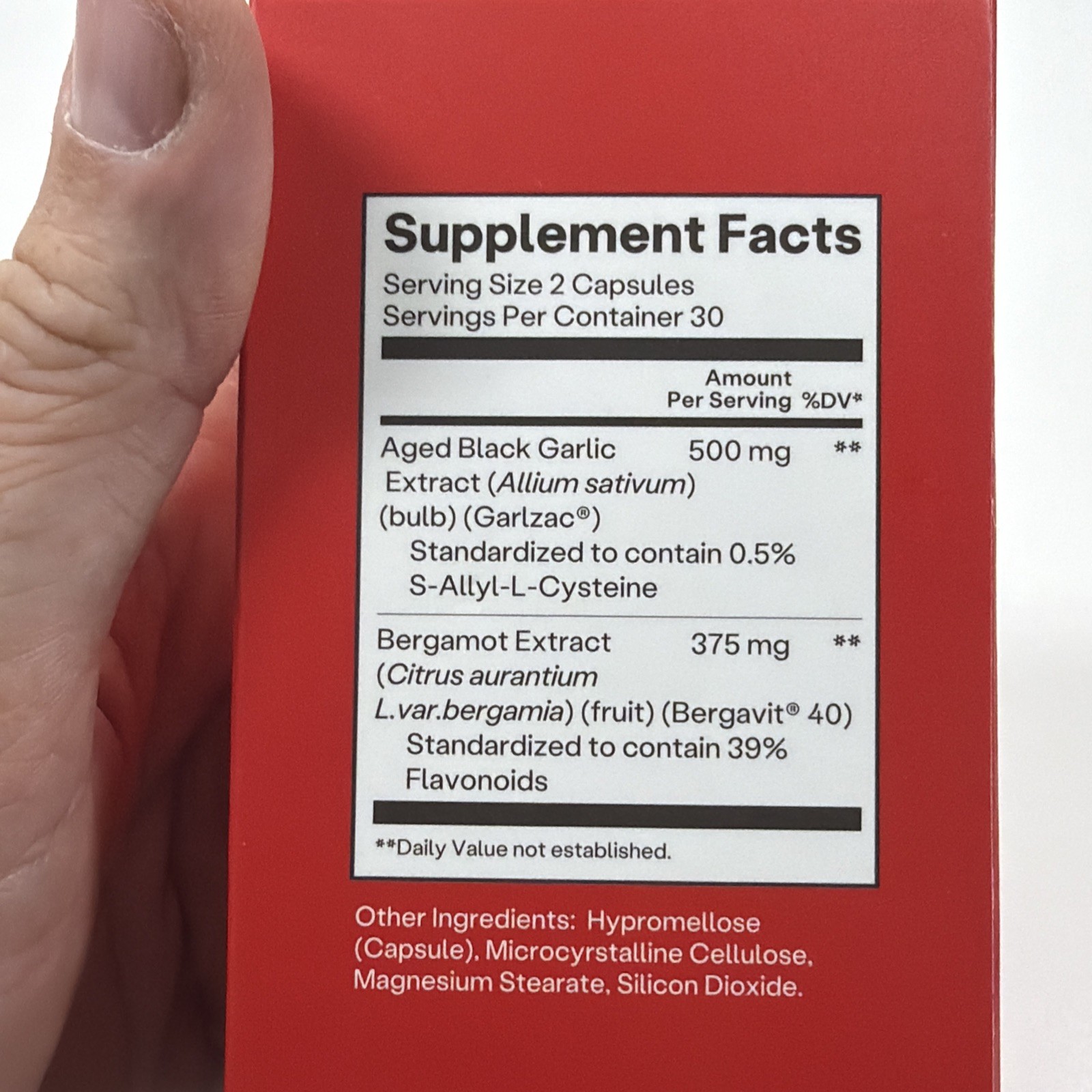 humann Cholesterol Support 60 Capsules 500mg Plant-Based Non-GMO 01/2028 Sealed