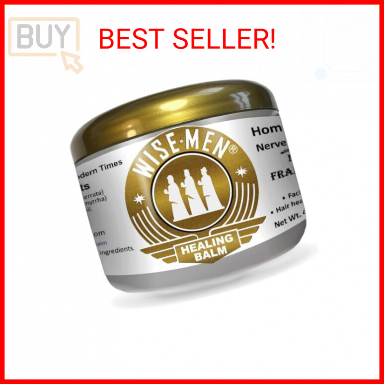 Wise Men Healing Balm with Myrrh and Frankincense Essential Oils for Neuropathy,