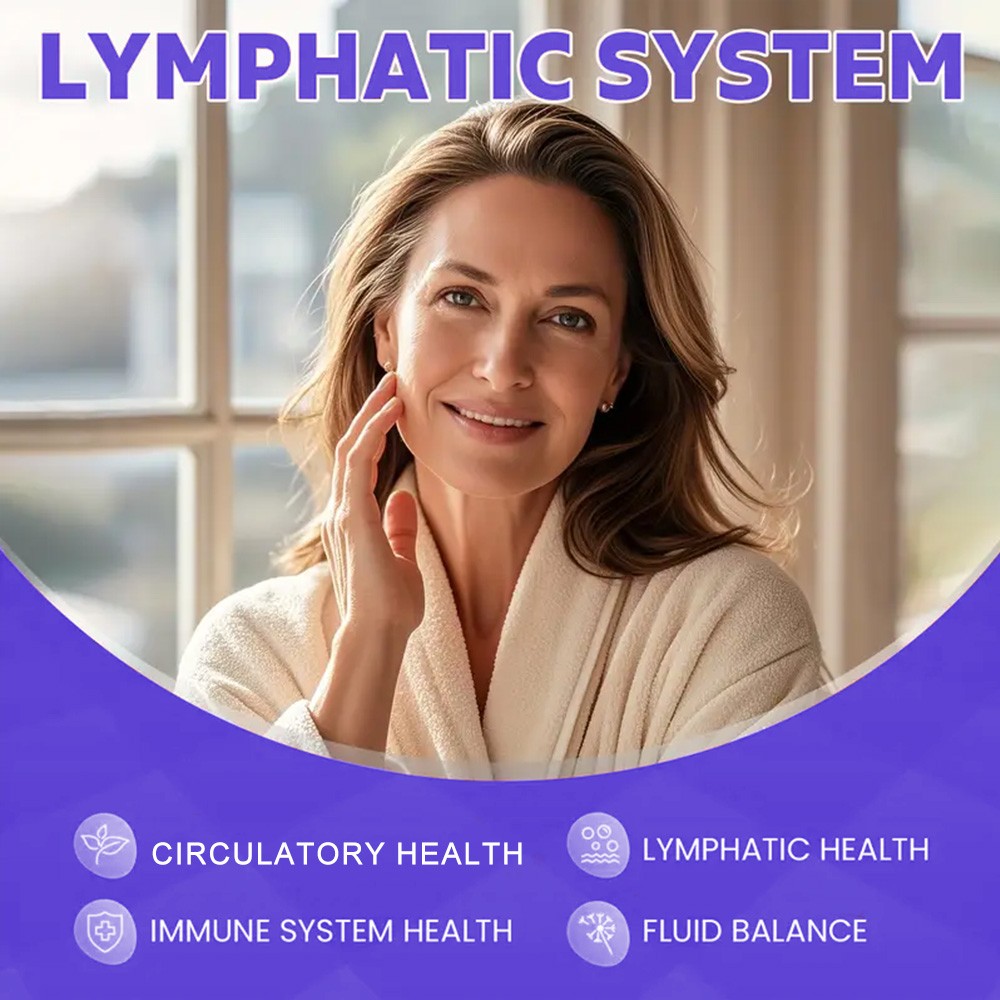 Dietary supplement for lymphatic health for unisex-Support of lymphatic system