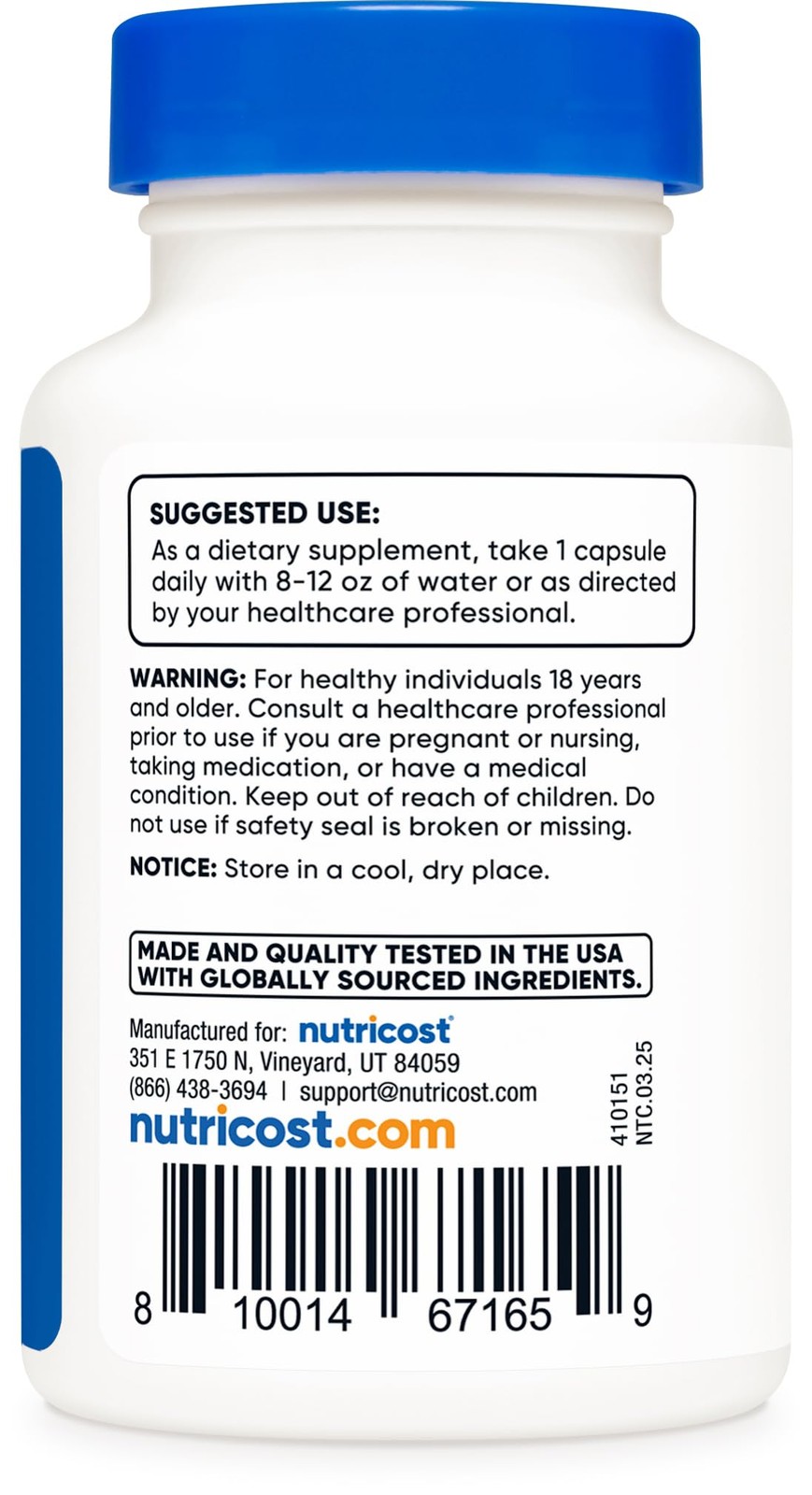 Nutricost CoQ10 200mg, 60 Vegetarian Capsules, 60 1 Count (Pack of 60), Red