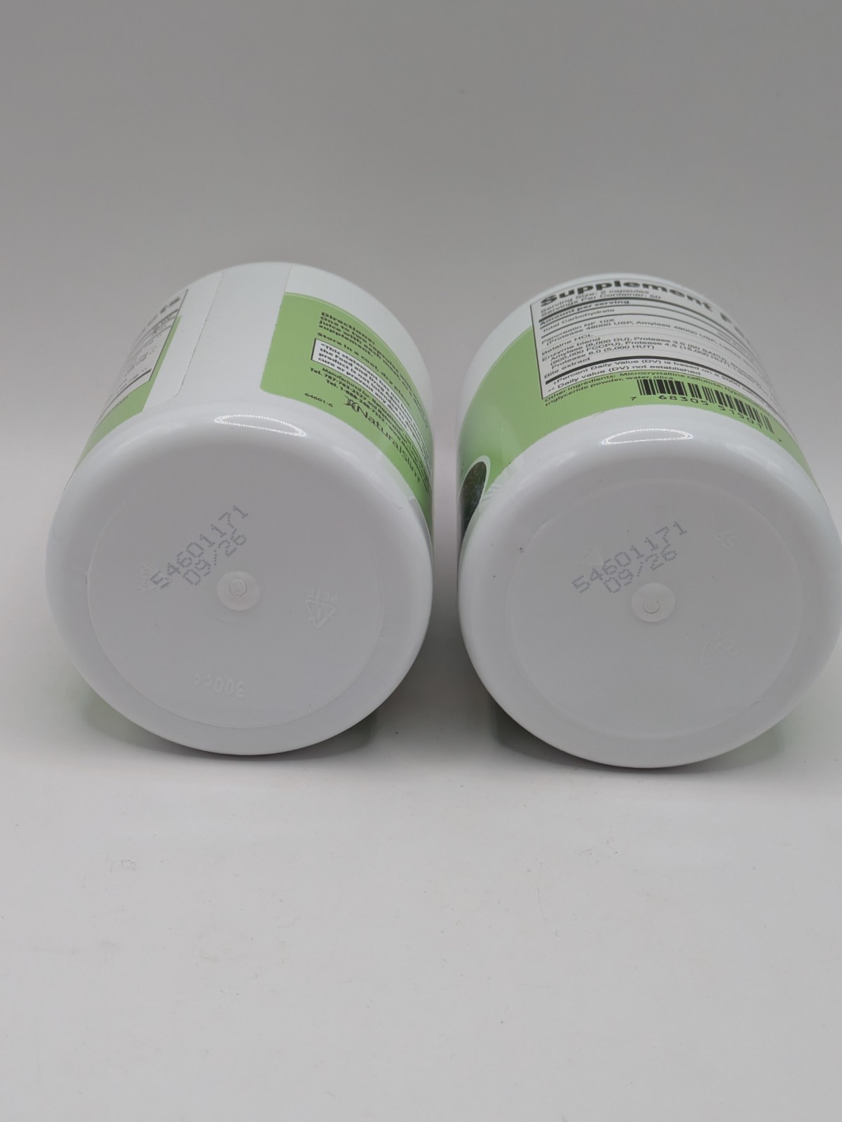 NaturalSlim Helpzymes 2-Pack Digestive Formula Digestive Enzymes Capsules09/2026