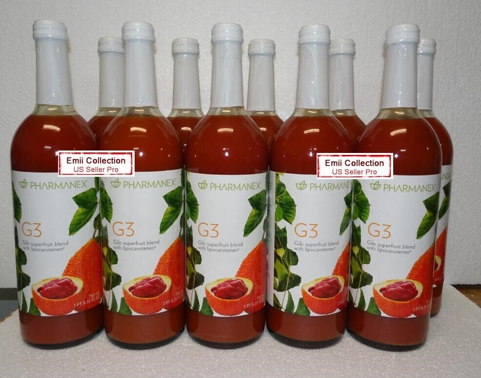 Nu Skin Nuskin Pharmanex Gac G3 Juice, 5 Pack (10 Bottles) Sealed