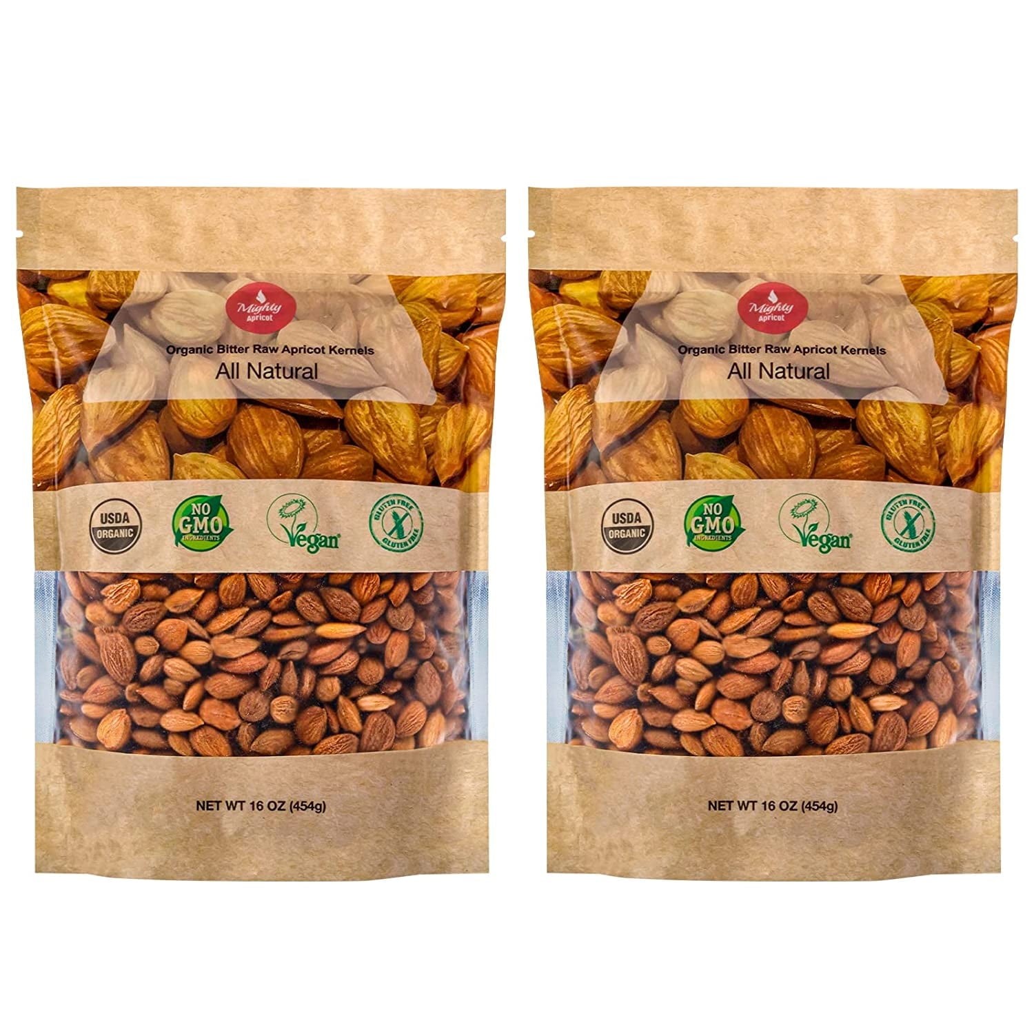 Mighty Apricot 16 Oz, USDA Organic, Made in Turkey