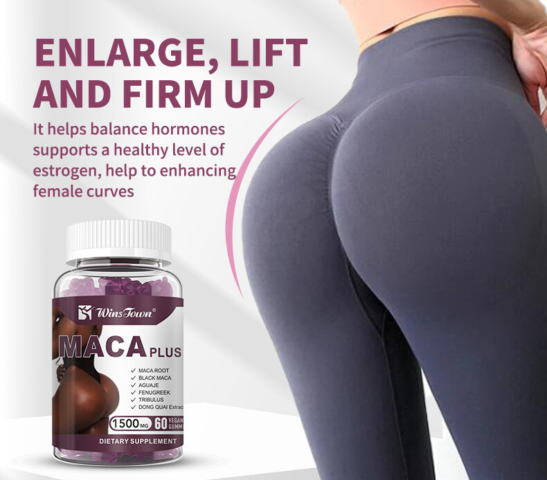 1Bottle of Female Butt Enlargement+1Bottle of Breast Enlargement Health Tablets