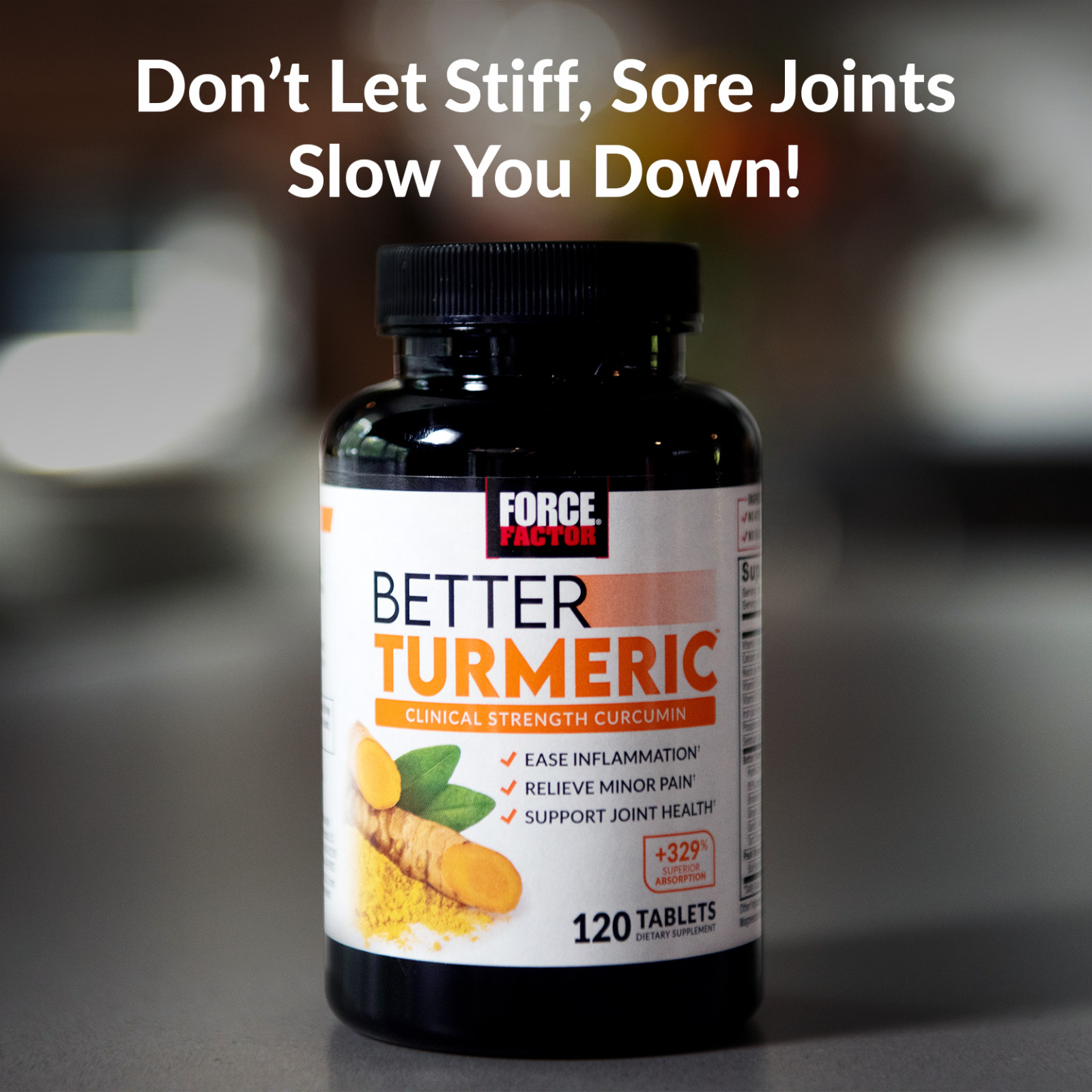 Force Factor Better Turmeric Clinical Strength Curcumin w/ Black Pepper Extract