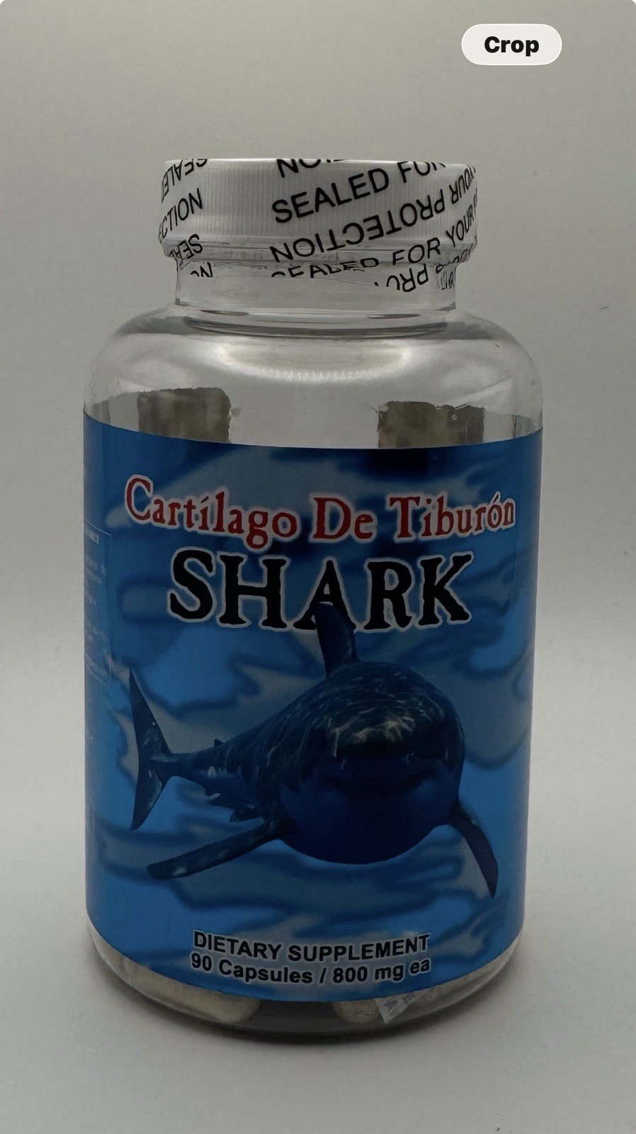 Evimeria El Aztecano Cartilago De Tiburon 800 mg 90 Capsules Exp 12/2027