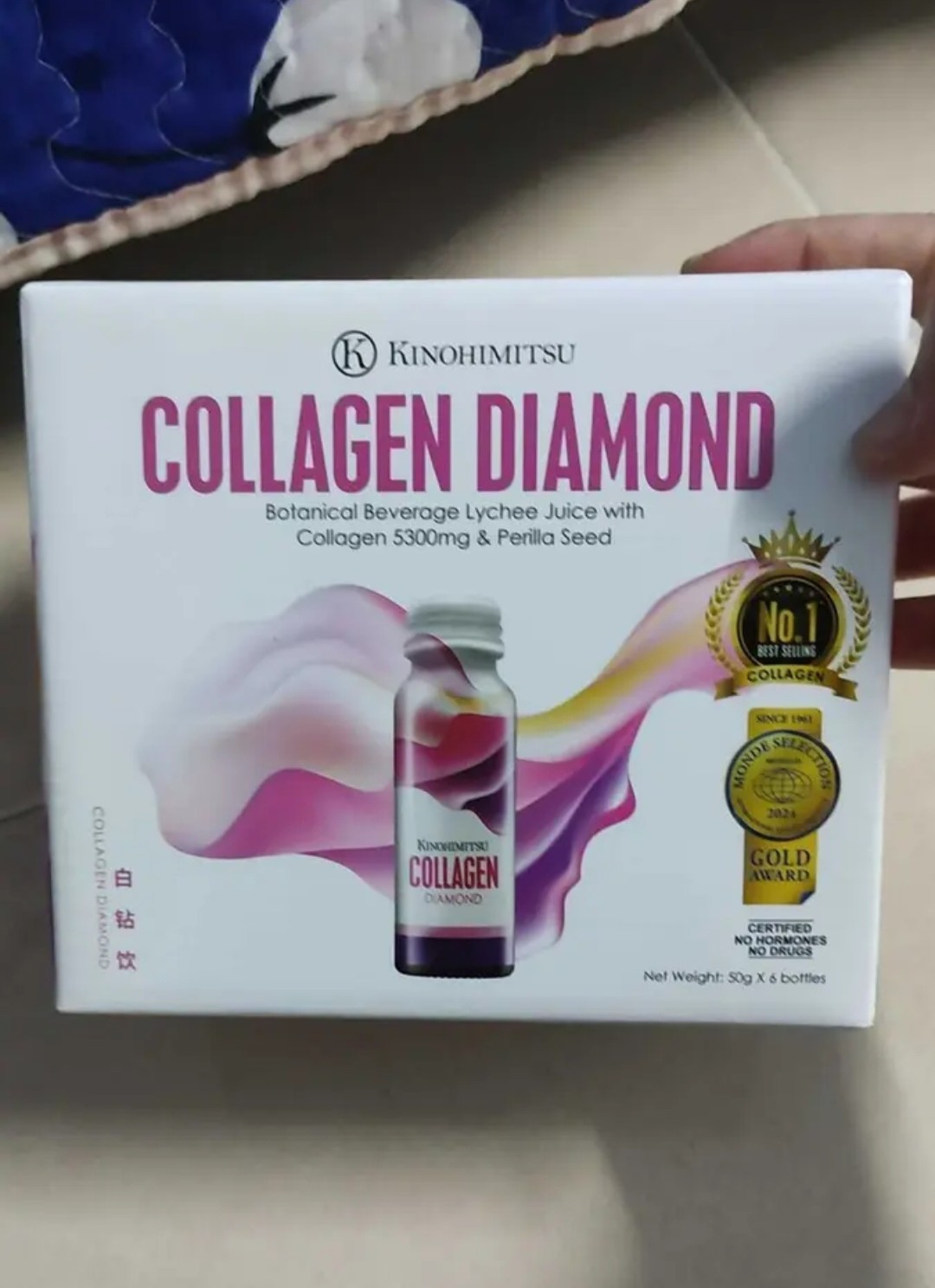 New Kinohimitsu Collagen Diamond For Women 5300mg 16’s x 50ml premium halal