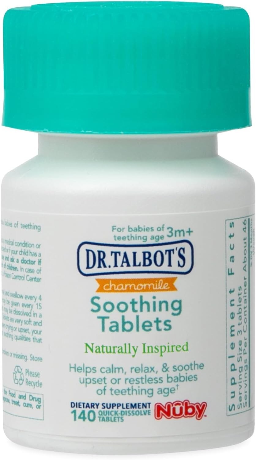 Dr. Talbot’s Chamomile Soothing Tablets, Quick Dissolve, 140 Count Ex: 04/2026