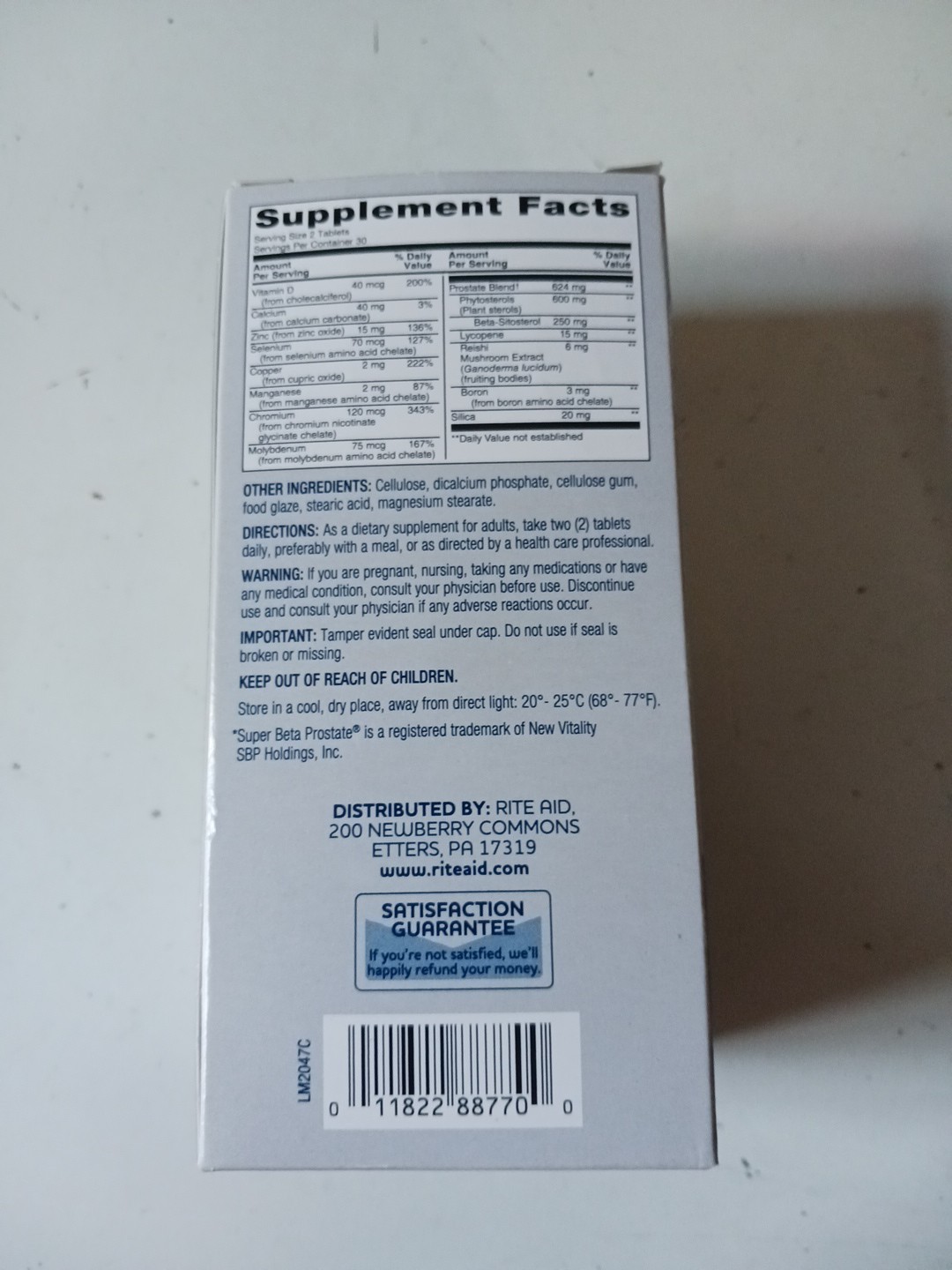 ( 4 ) Beta Prostate Advanced 3x Prostate Support 60 Tablets each Exp 5/2027 NEW!
