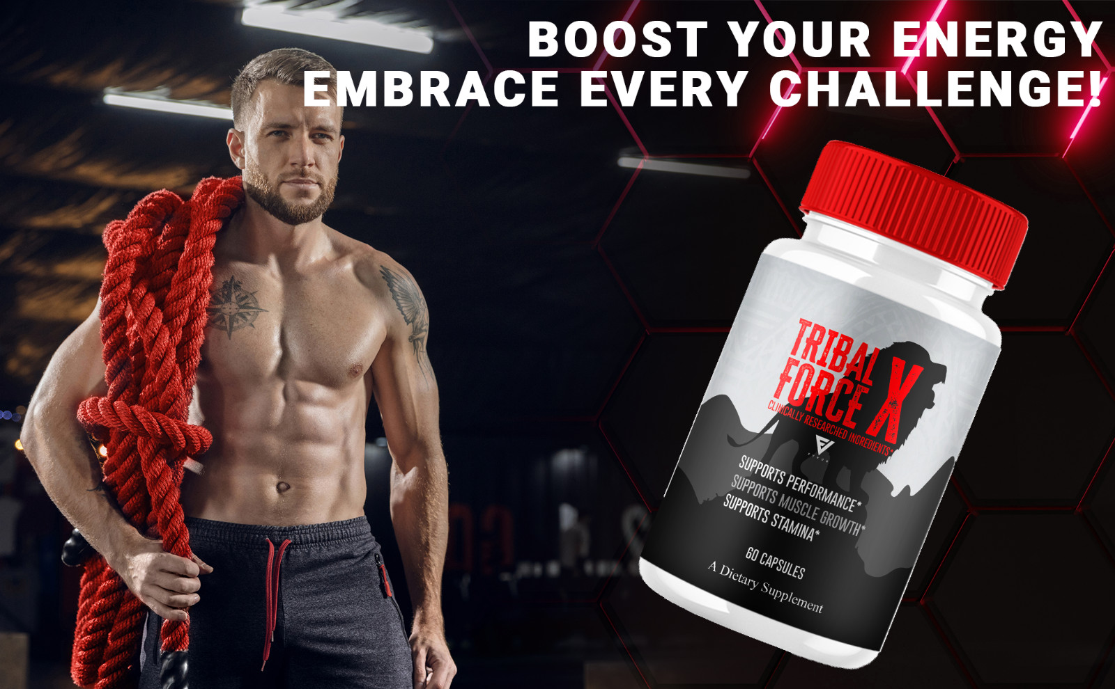 (2 Pack) Tribal Force X Capsules, TribalForceX Performance Pills (120 Capsules)