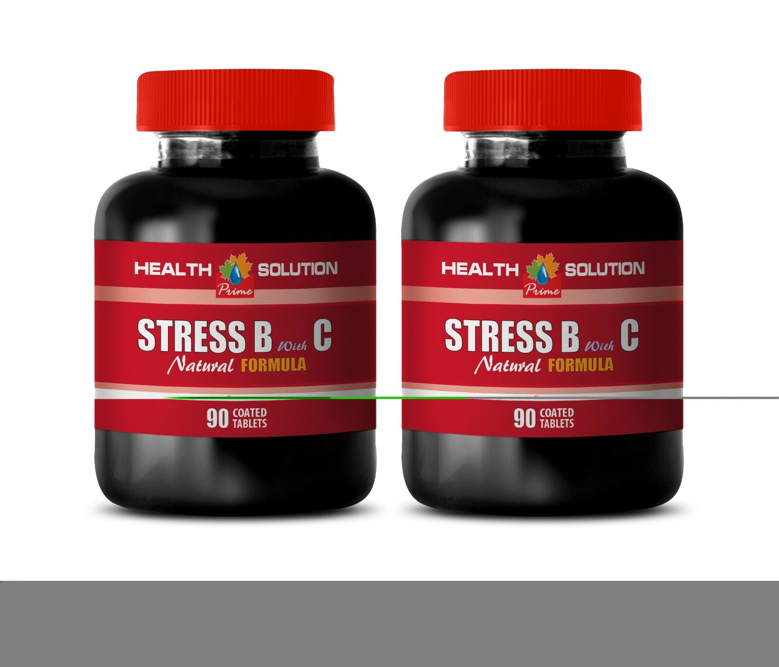 mood boost – STRESS B W/ C – lower blood pressure naturally supplements 2 BOTTLE