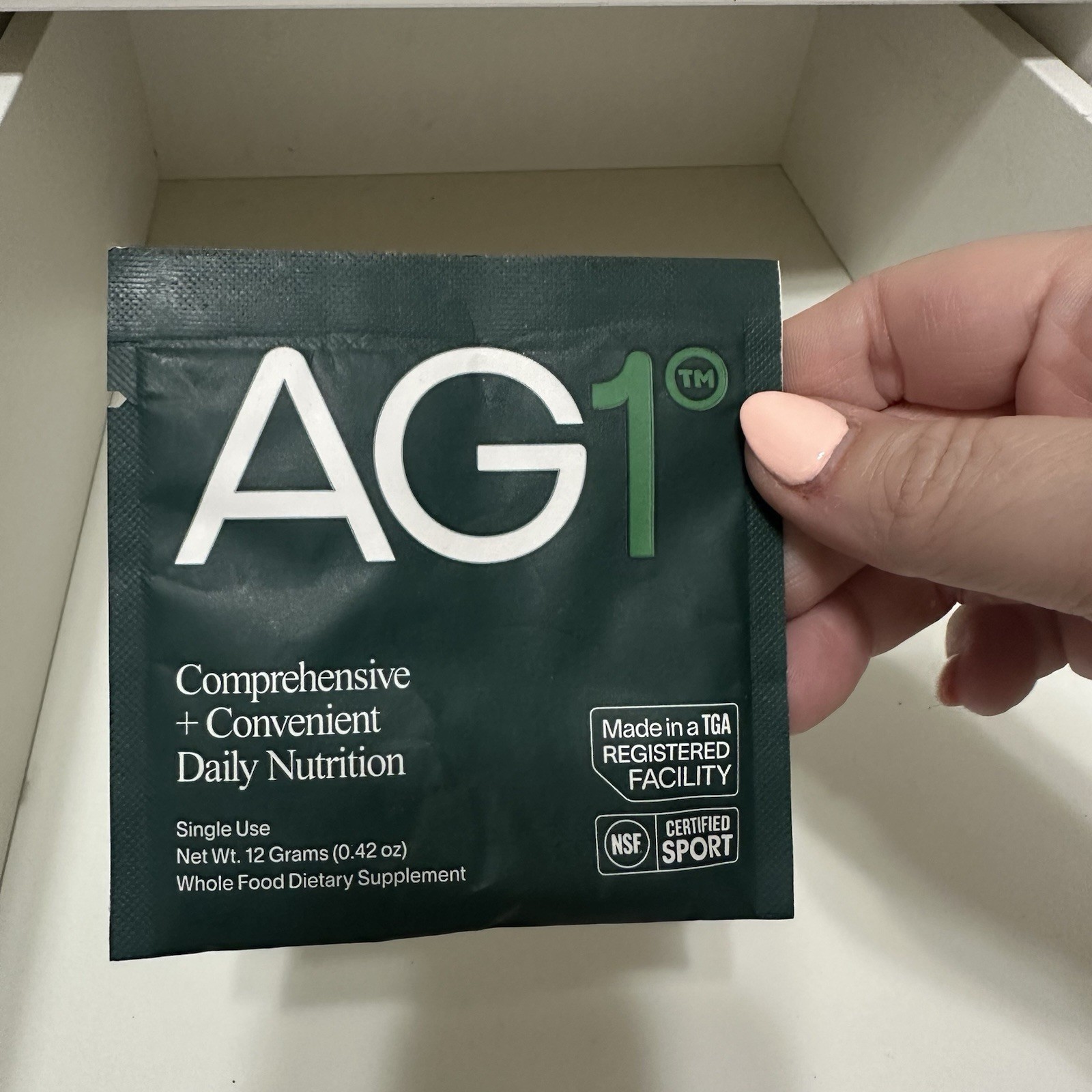 AG1 Athletic Greens 1 Pack Sample Set 12g Individual Pack NEW Exp 07/2025