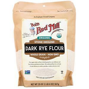 Bob’s Red Mill Organic Stone Ground Dark Rye Flour 20 oz
