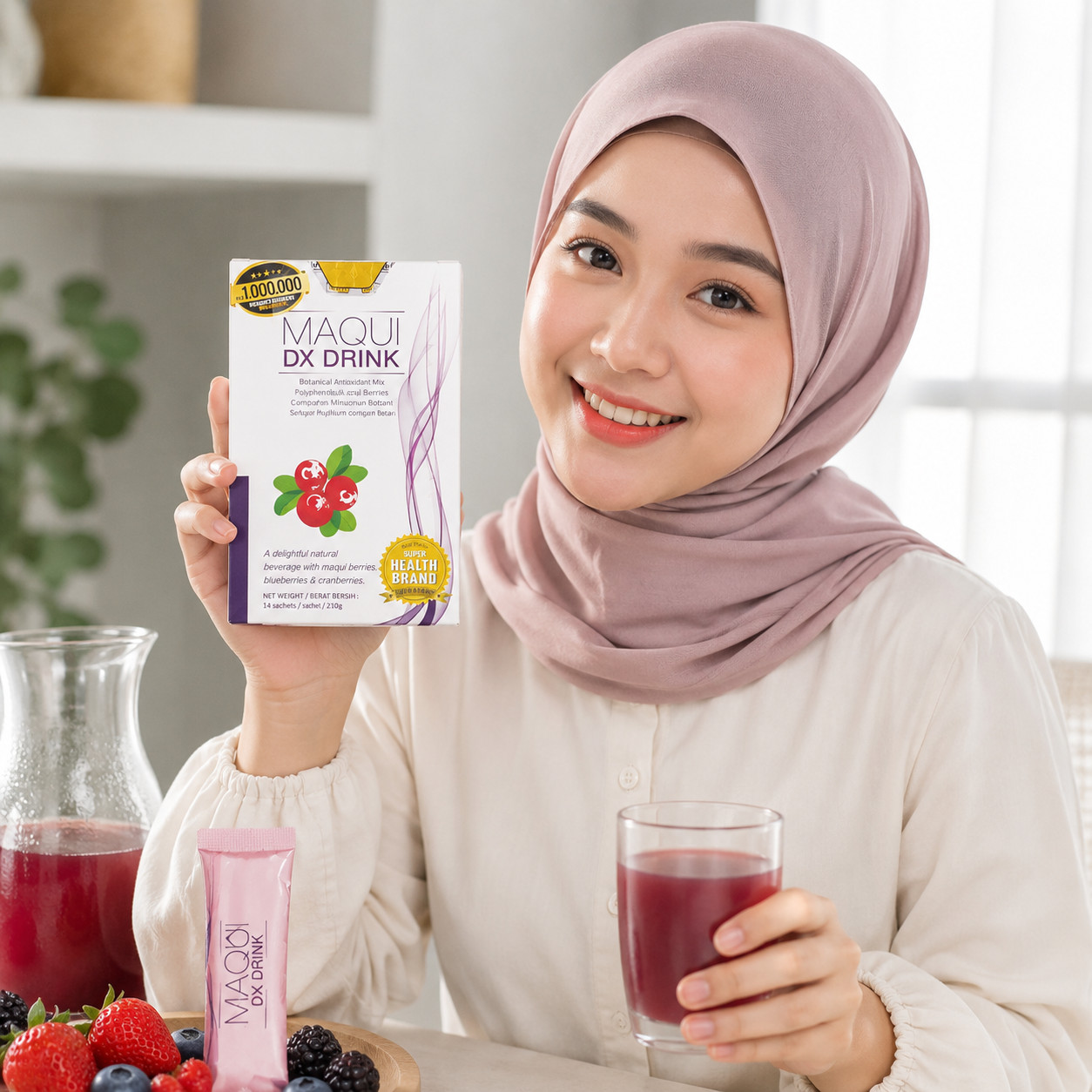 DX Maqui Natural Berries Drink Berry Flavor Boxes Express Shipping Original Box