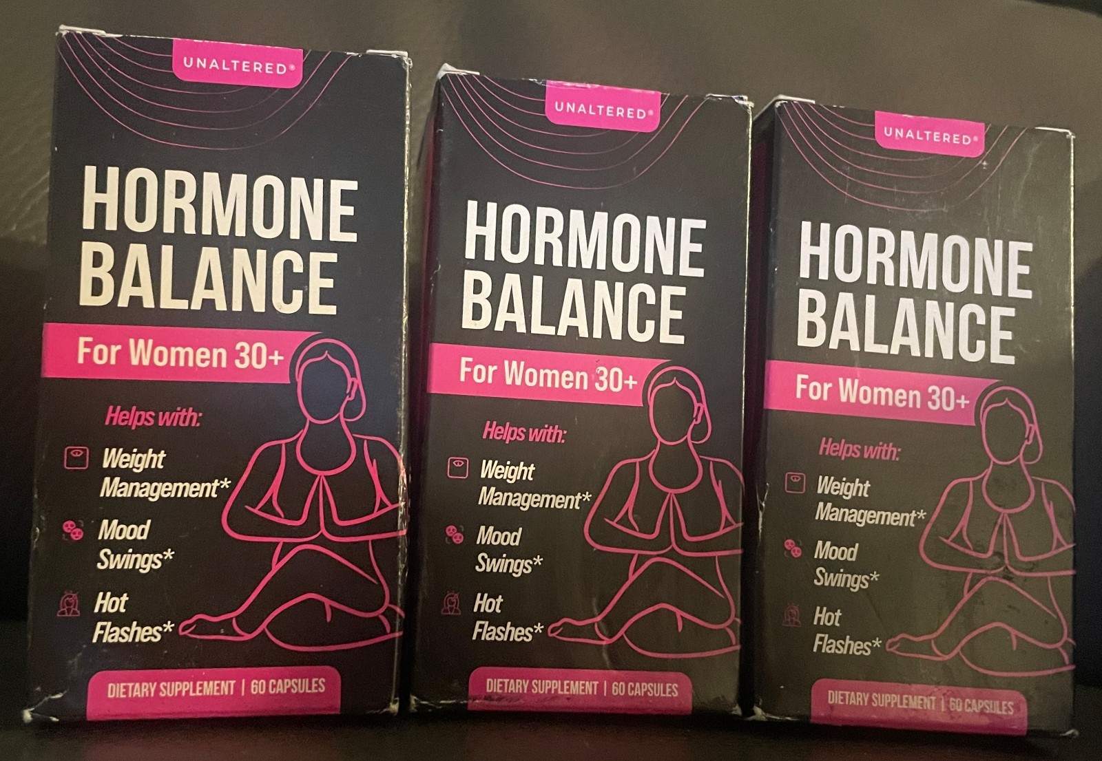 Unaltered Hormone Balance Women 30+ Weight Management 60 Caps Exp 2/26 3 BOTTLES
