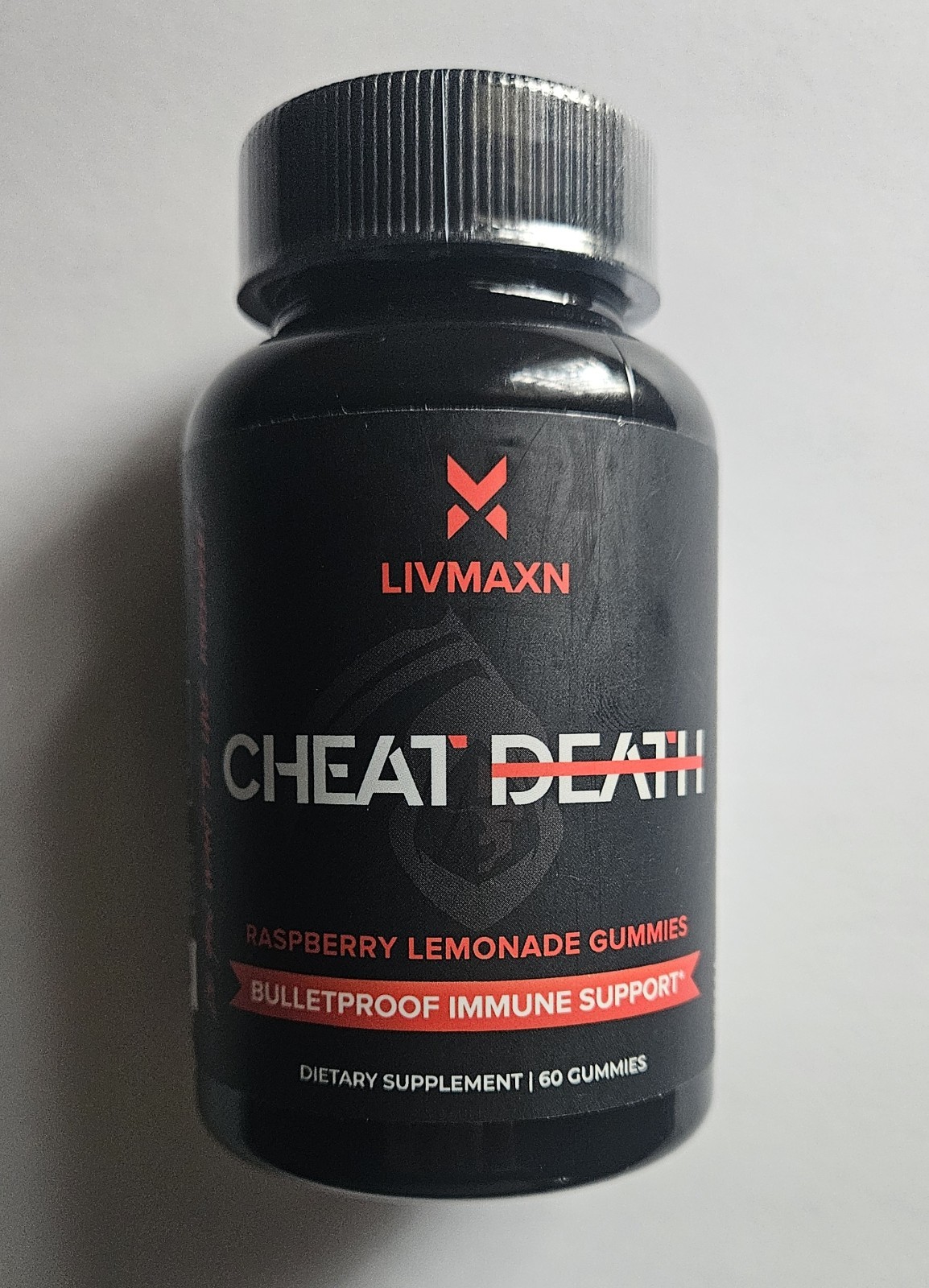 CHEAT DEATH Immune Support Lemonade Raspberry Gummies
