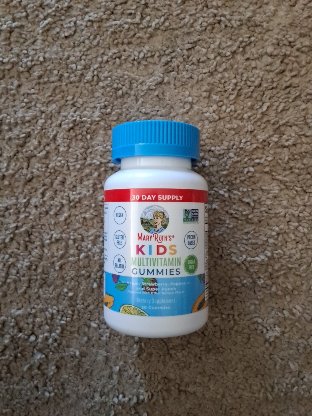 MARY RUTH’S Kids Multivitamin Gummies, Strawberry , 2 Bottles 30 EA Exp 07/2026