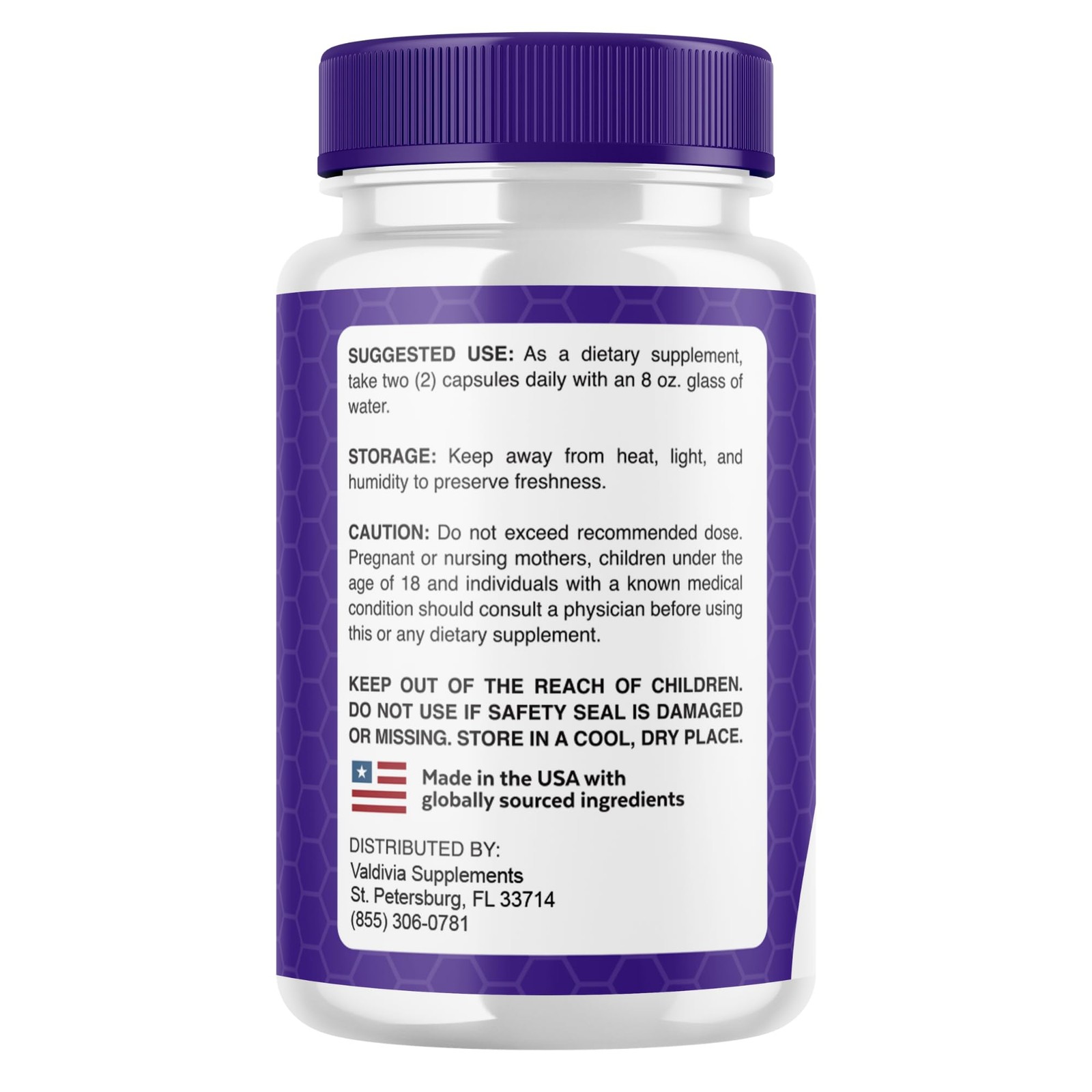 Valdivia (5 Pack) MetaBurn Pro 300 Capsules 5 Pack Dietary Supplement Made