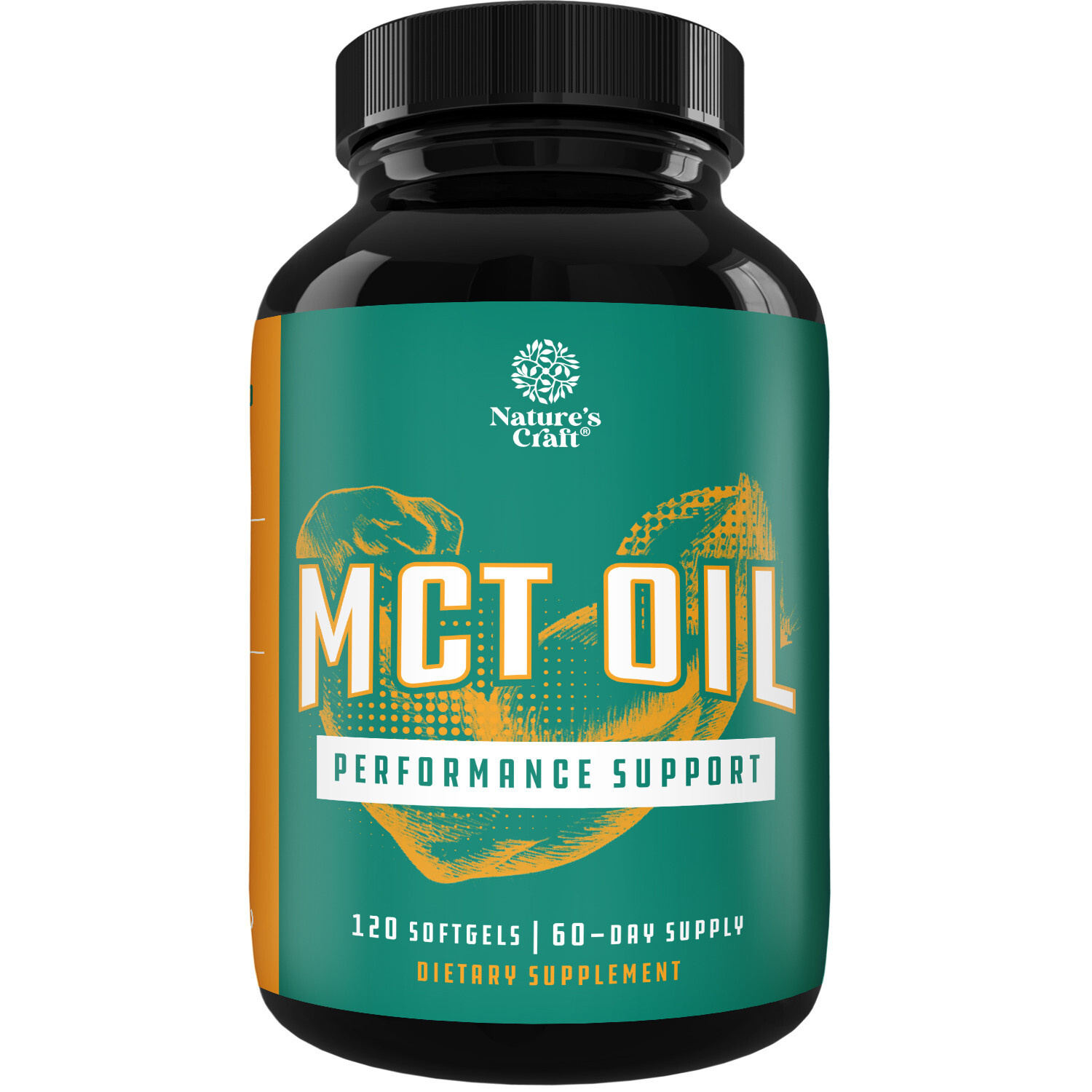 C8 MCT Oil Softgels – Medium Chain Triglycerids MCT Coconut Oil Supplement 120ct