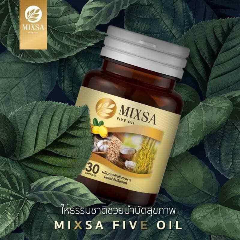 6 X MIXSA FIVE Oils 5 Natural Stimulate Metabolism Nourishing Bone Sleep Brain