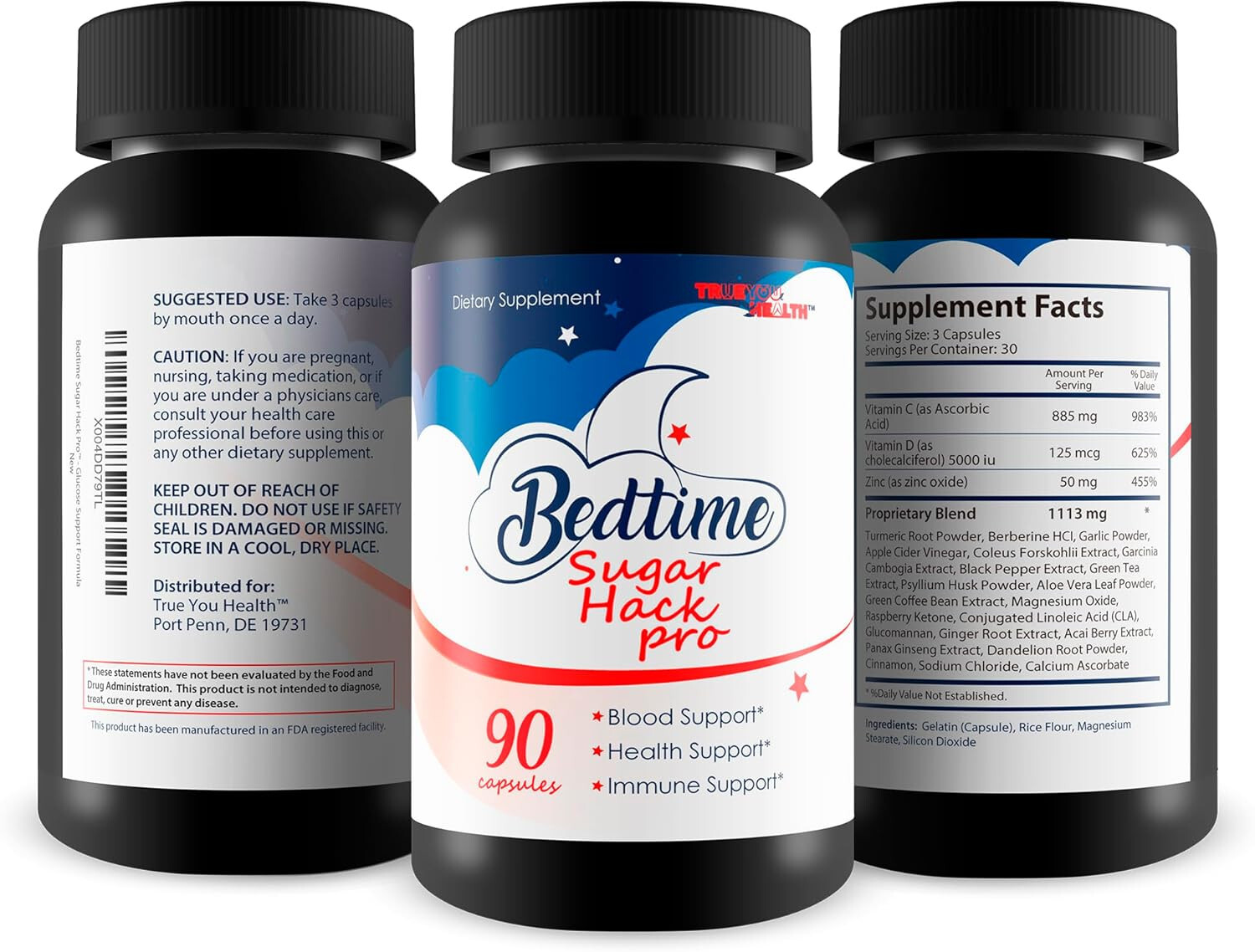 Bedtime Sugar Hack Pro – Advanced Blood Health & Glucose Support Supplement