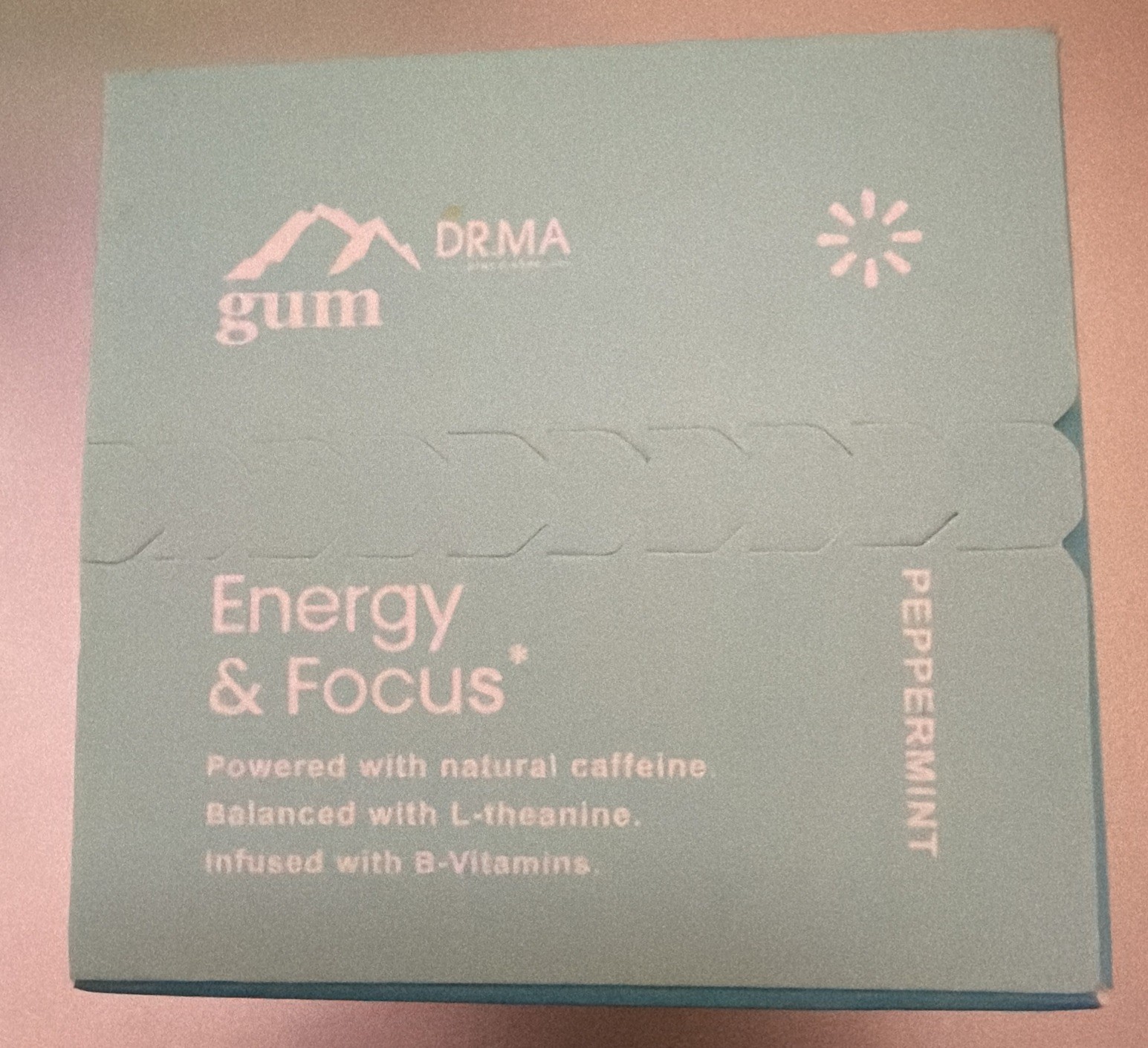1 Pack Dr. MA Gum L-theanine Natural Caffeine Boost Energy Focus 54 Pieces