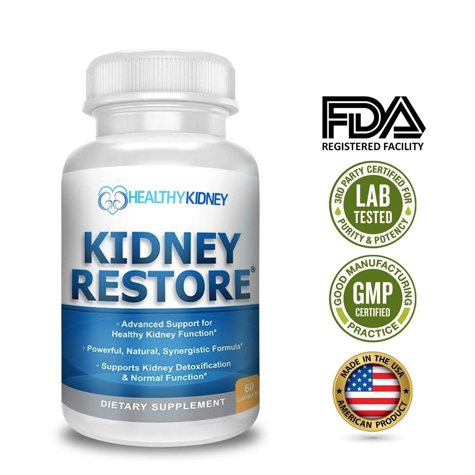 Kidney Restore Health Cleanse Support Detox organic Supplement High Quality