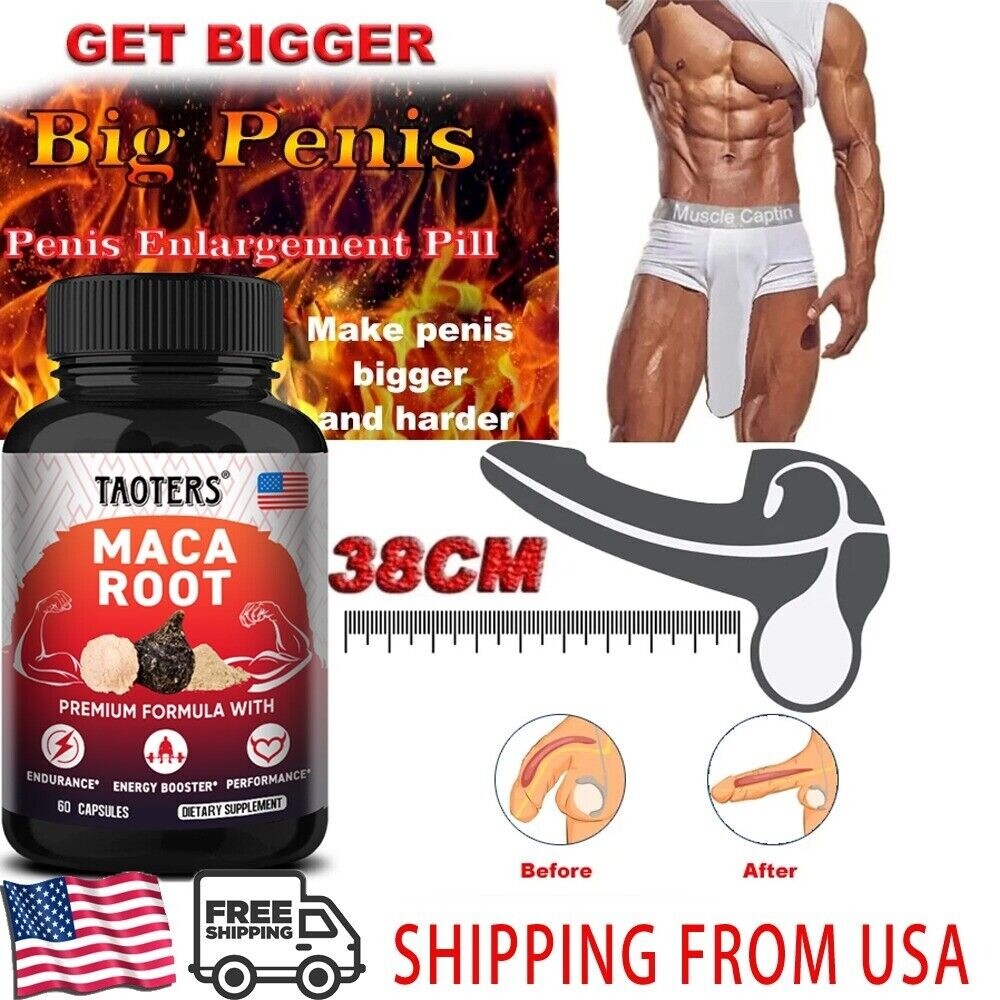 Maca Root Capsules with Ginseng and Saw Palmetto Support Libido Enhancement