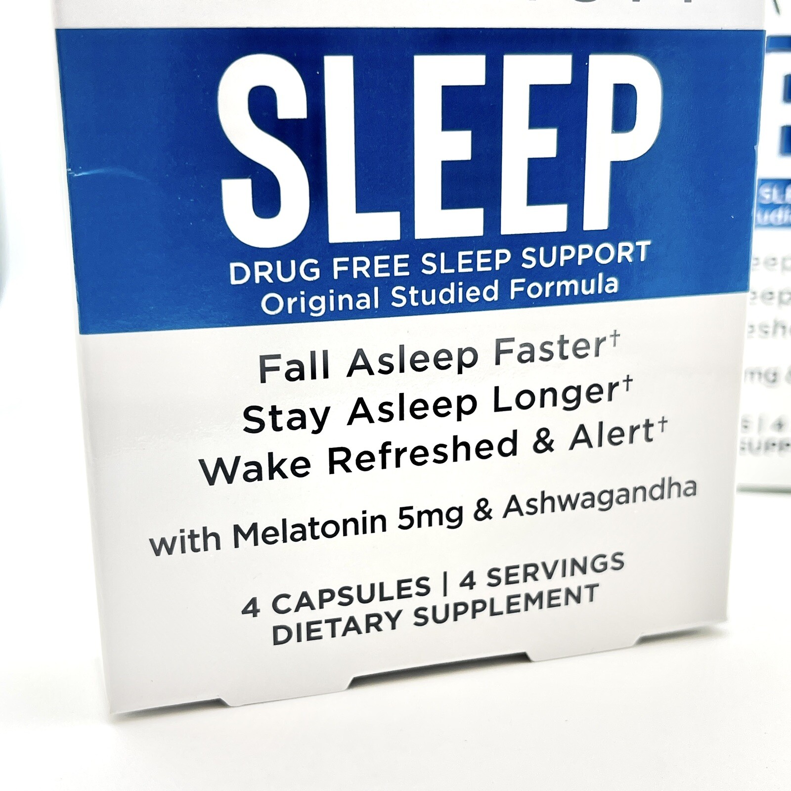 Relaxium Sleep Drug Free Sleep Support 6 Packs Of 4 Vegan Capsules Lot of 6